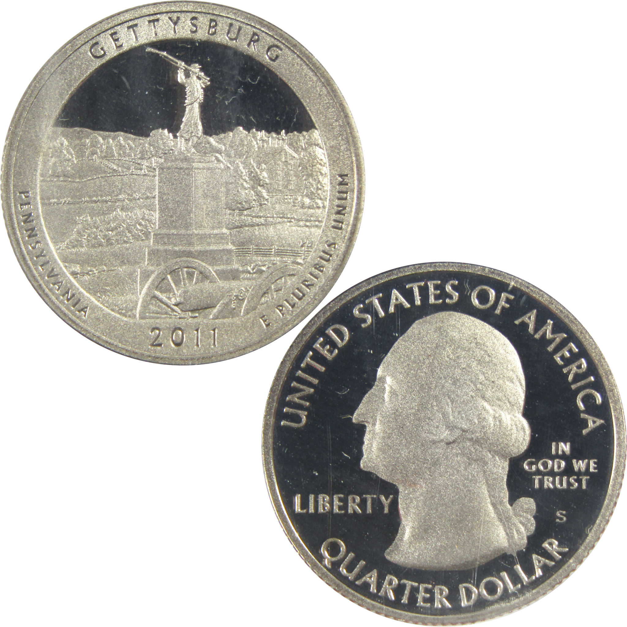 2011 P D S Gettysburg NMP National Park 25c 3 Piece Set SKU:CPC9005