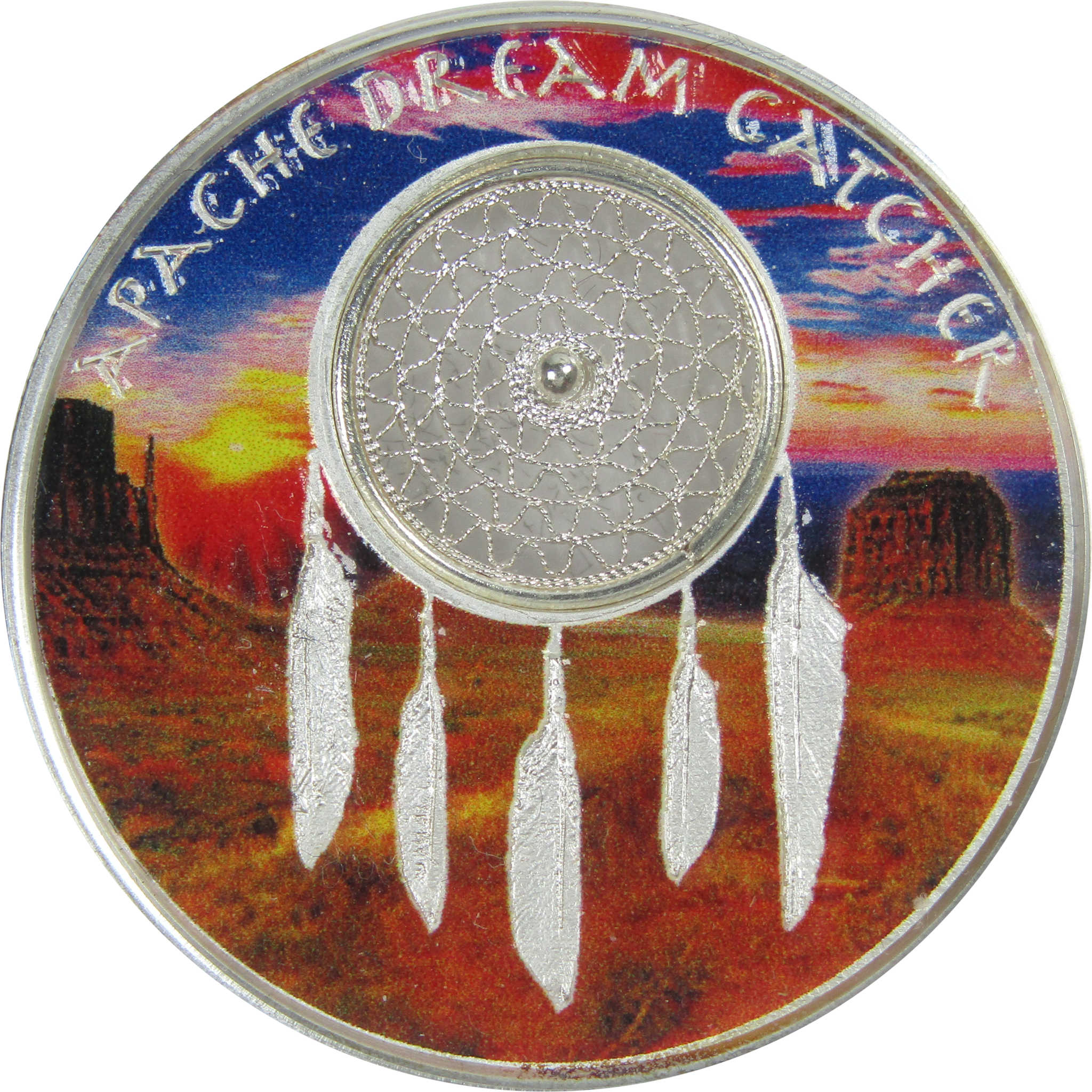 2017 Apache Dream Catcher Dollar 1 oz .999 Silver SKU:CPC9199