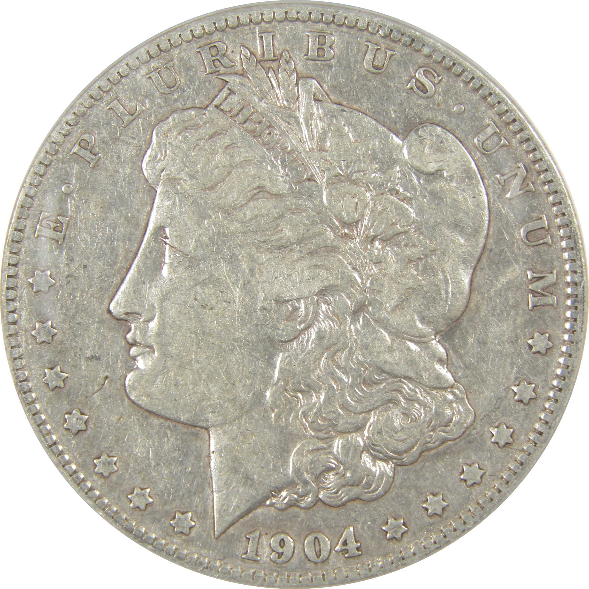 1904 S Morgan Dollar VF 30 Details ANACS Silver $1 Coin SKU:I21171 - Morgan coin - Morgan silver dollar - Morgan silver dollar for sale - Profile Coins &amp; Collectibles