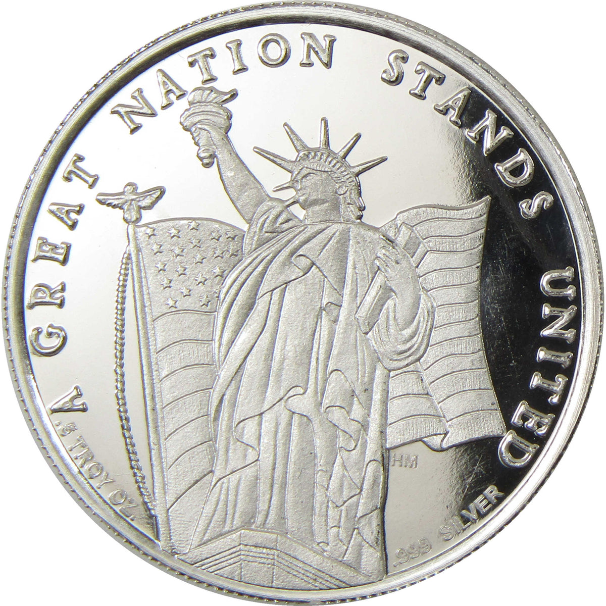 September 11th We Remember 1/2 oz .999 Silver Round Collectible