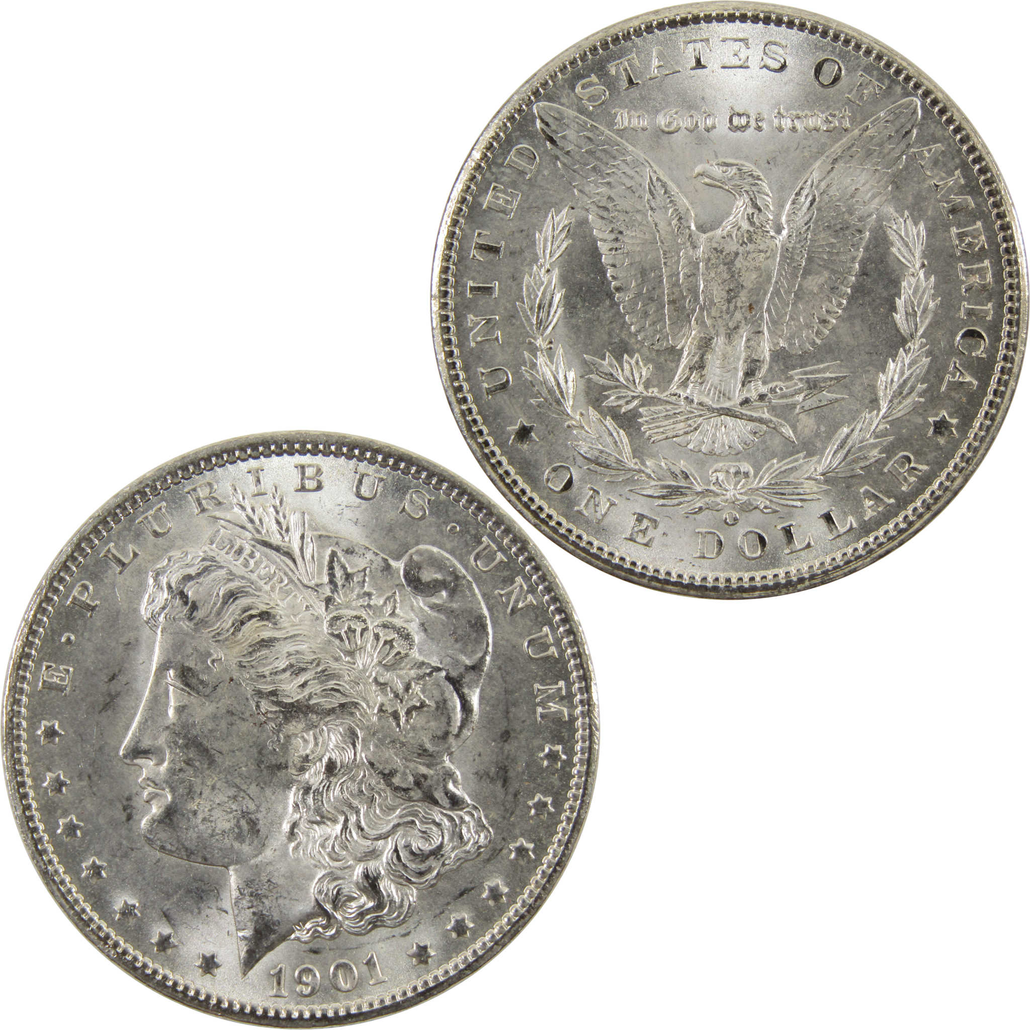 1901 O Morgan Dollar Uncirculated Details 90% Silver $1 SKU:I10469 - Morgan coin - Morgan silver dollar - Morgan silver dollar for sale - Profile Coins &amp; Collectibles