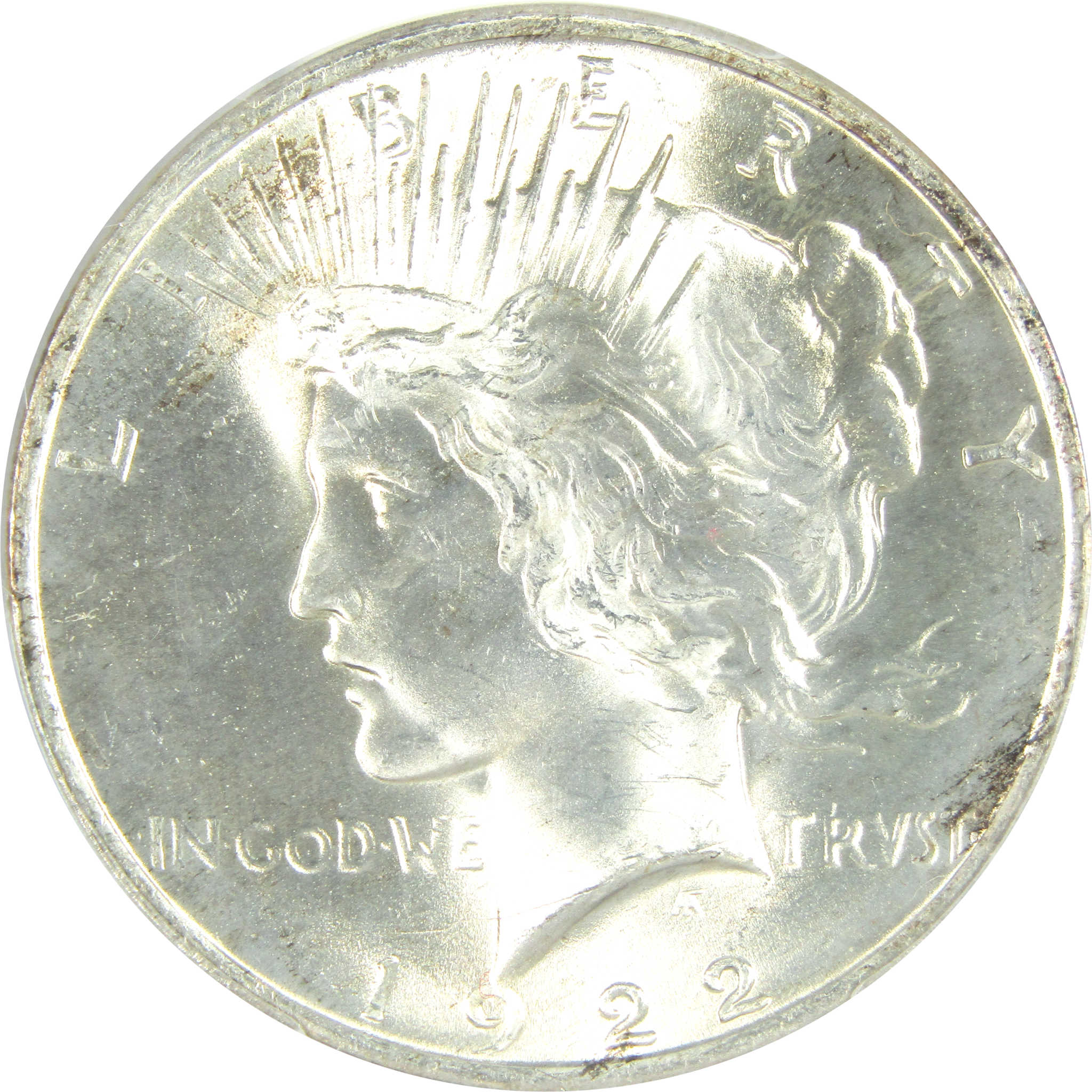 1922 Peace Dollar MS 66 PCGS Silver $1 Uncirculated Coin SKU:CPC8596