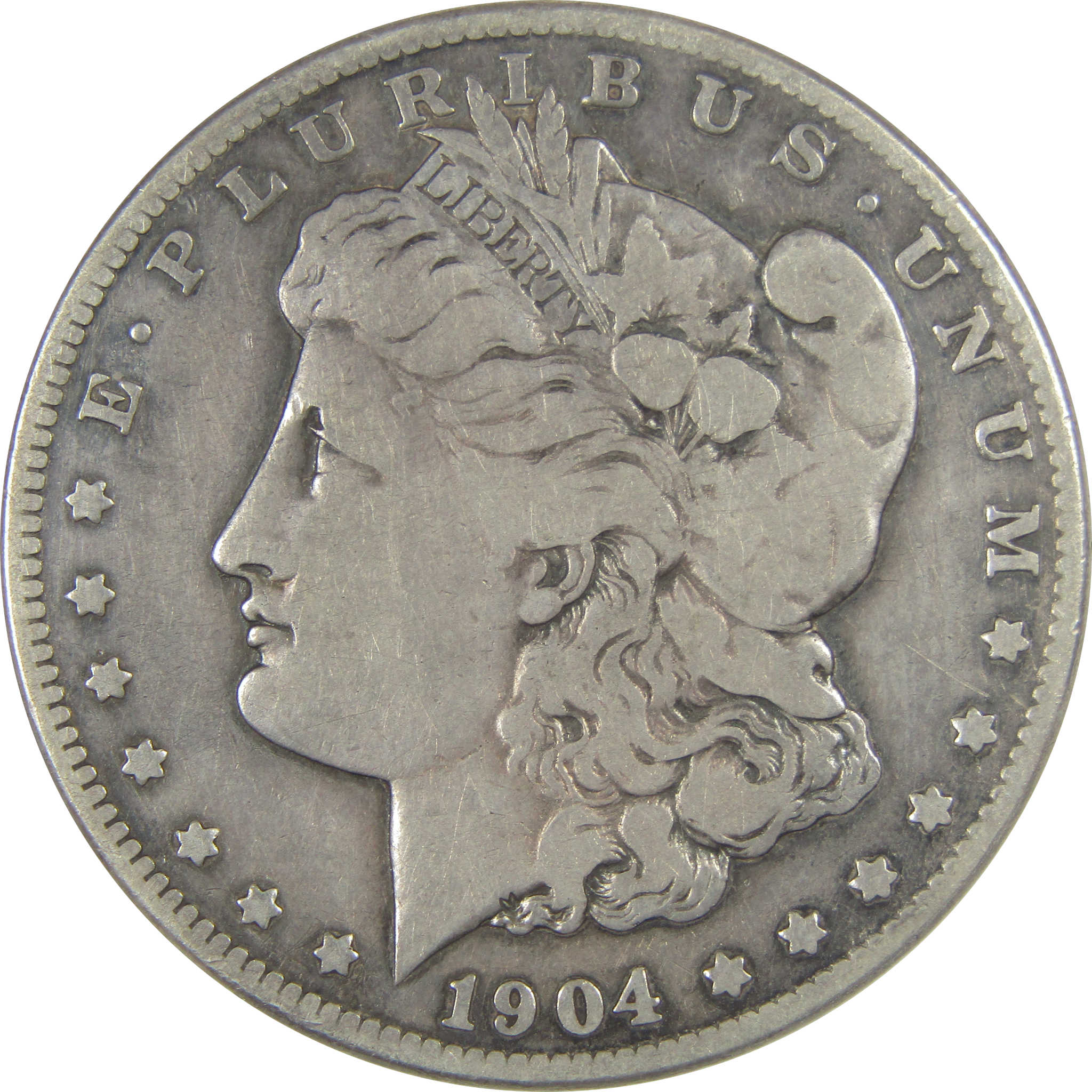 1904 S Morgan Dollar VG Very Good Details Silver $1 Coin SKU:CPC1044 - Morgan coin - Morgan silver dollar - Morgan silver dollar for sale - Profile Coins &amp; Collectibles