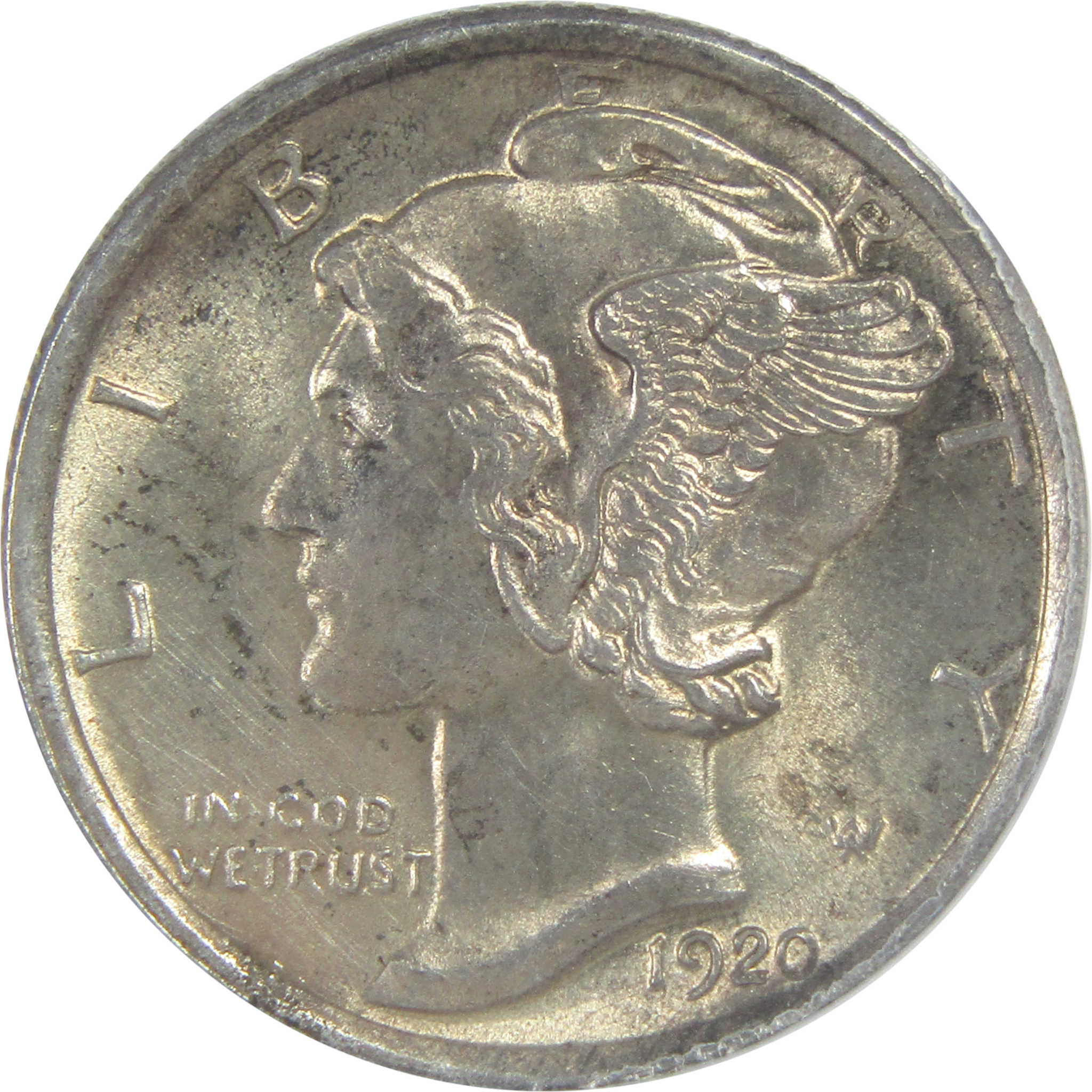 1920 Mercury Dime MS 61 FSB ANACS Silver 10c Uncirculated SKU:I16311