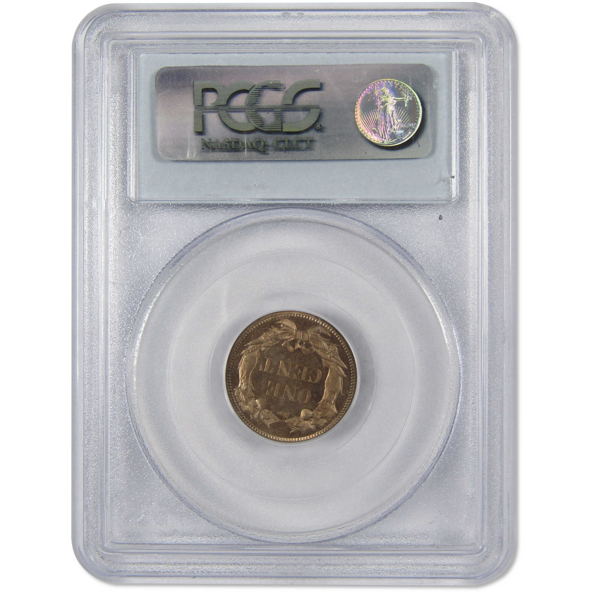 1858 Small Letters Flying Eagle Cent PR 64 PCGS CAC Penny 1c Proof