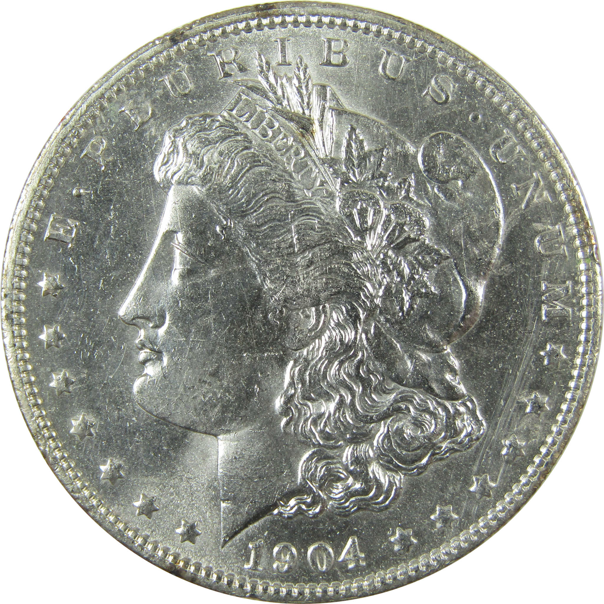 1904 O Morgan Silver Dollar Uncirculated Mint State $1 Coin SKU:I27069
