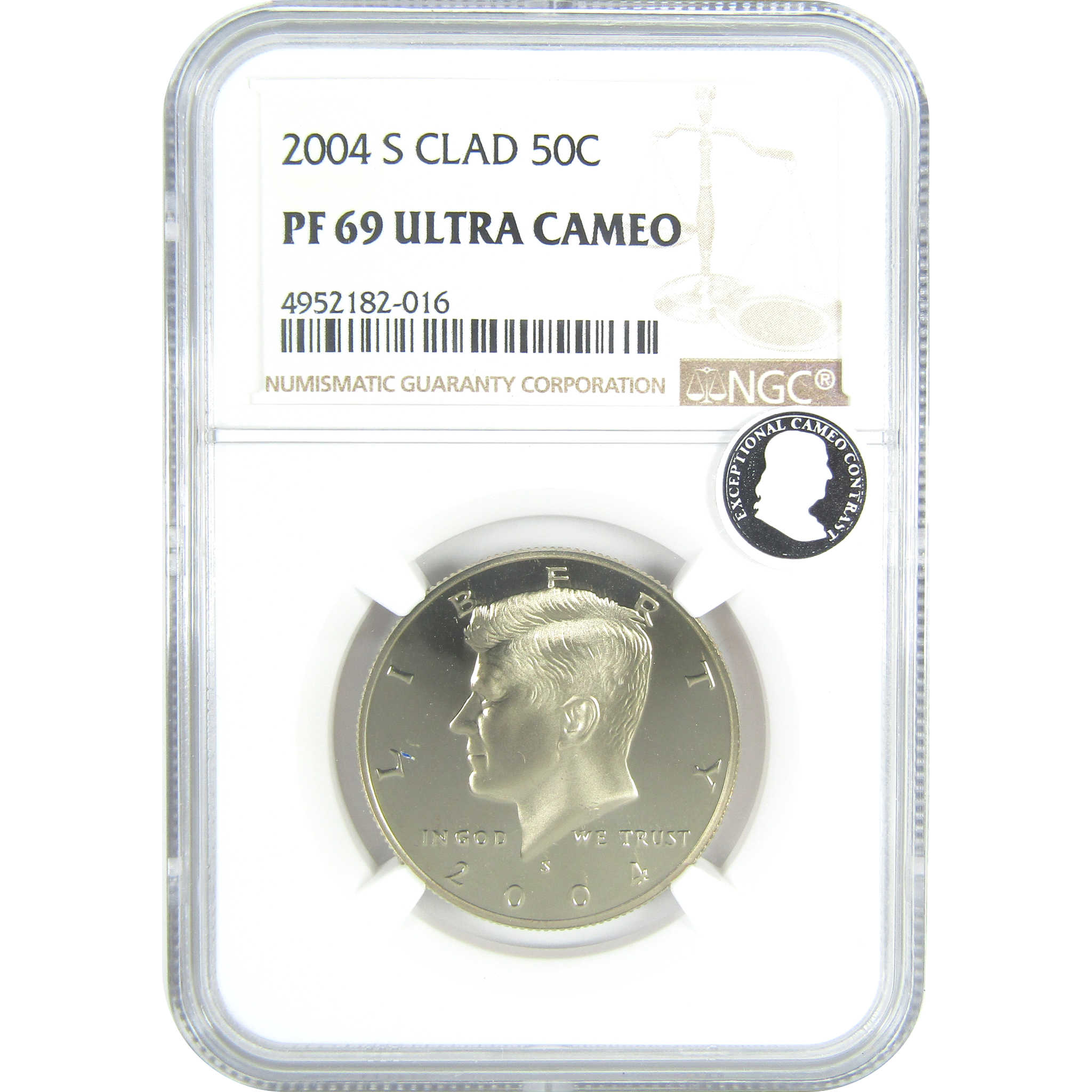 2004 S Kennedy Half Dollar PF 69 UCAM NGC Clad Proof 50c SKU:CPC9617