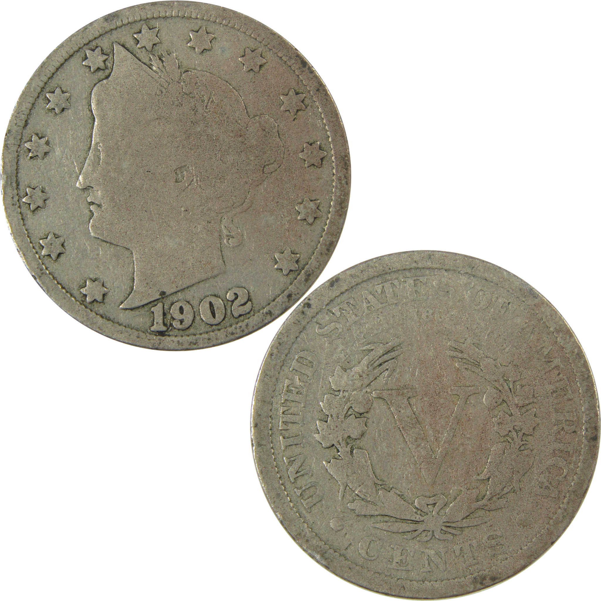 1902 Liberty Head V Nickel G Good 5c Coin SKU:I27216