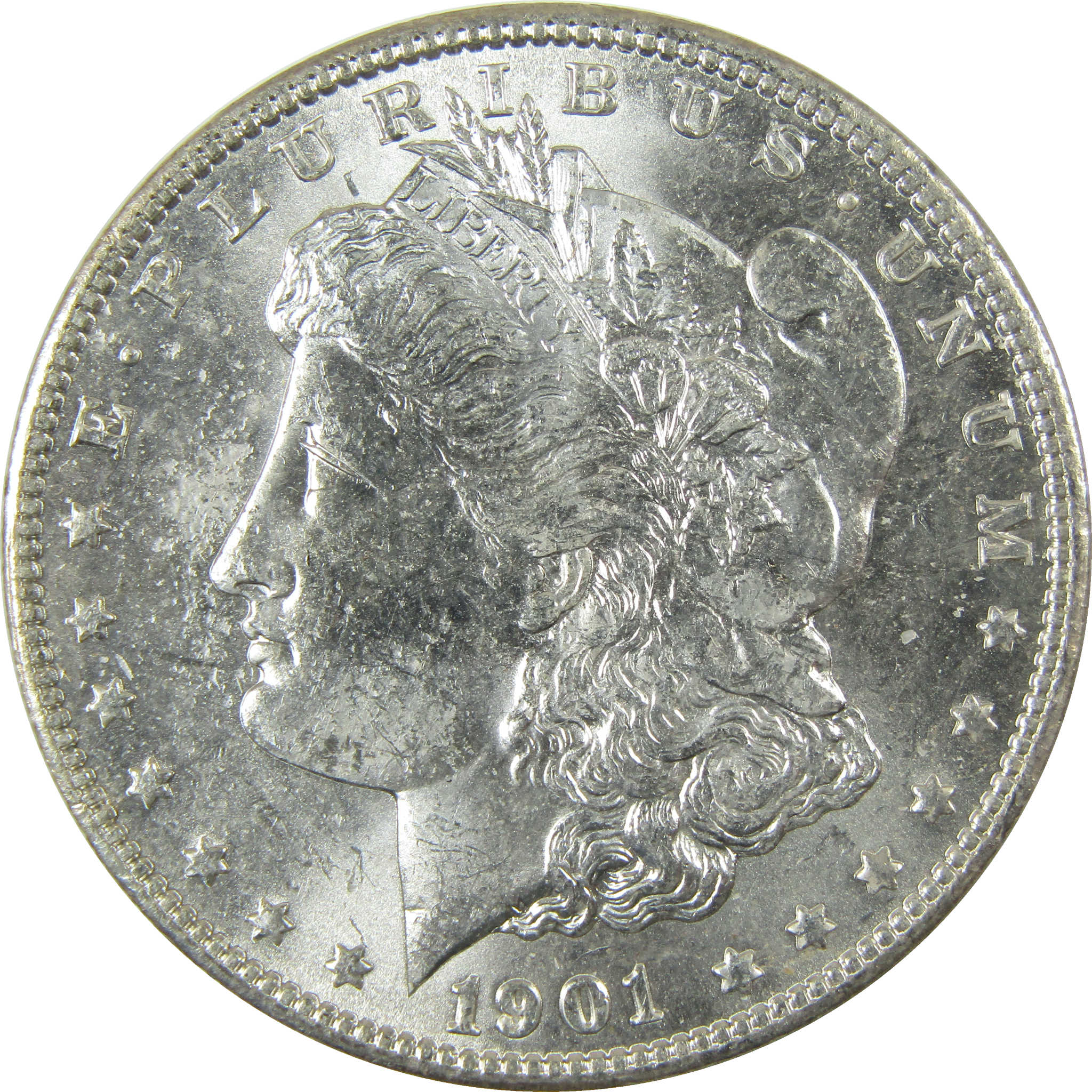 1901 O Morgan Silver Dollar Uncirculated Mint State $1 Coin SKU:I27802