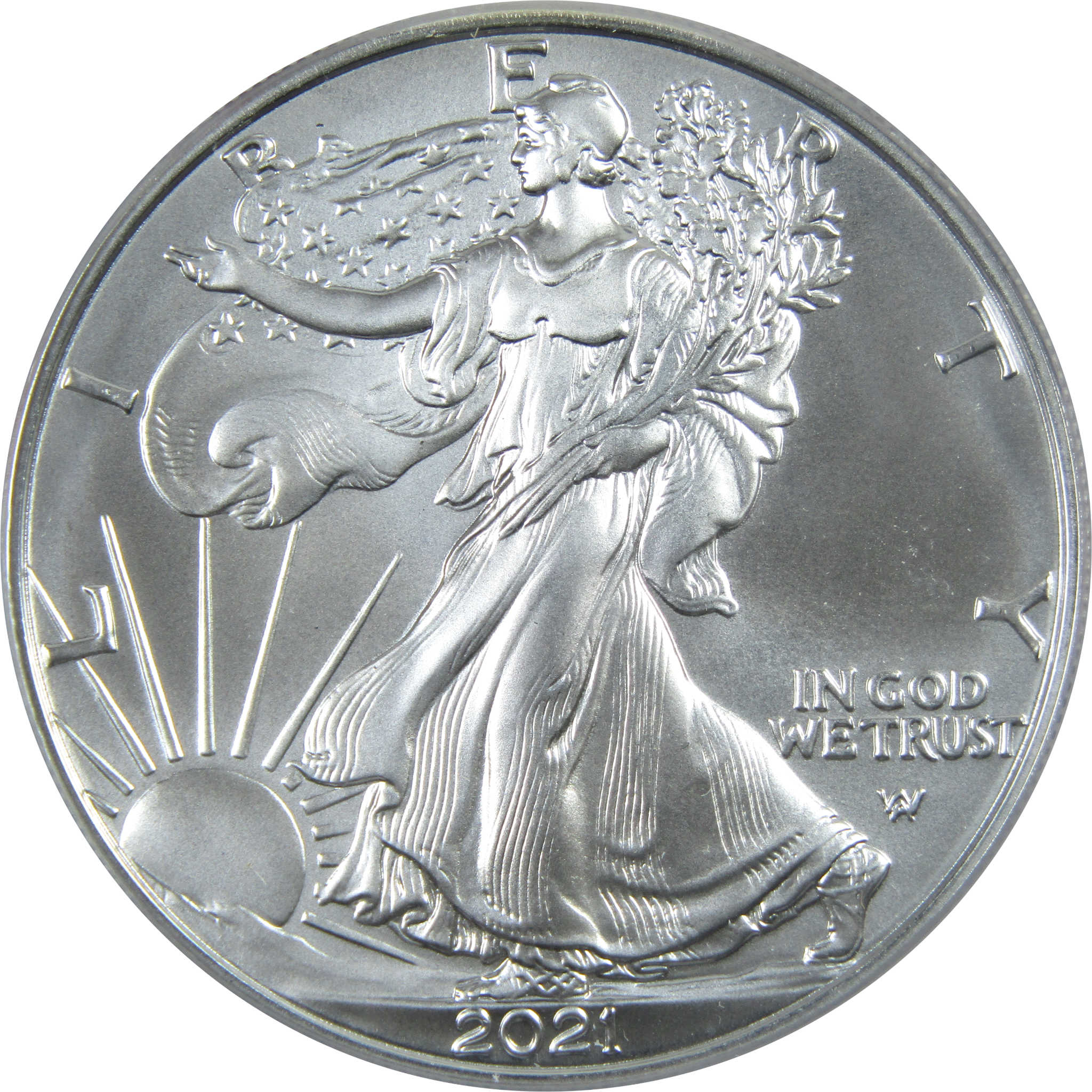 2021 (S) Type 2 American Silver Eagle MS 70 ANACS $1 SKU:CPC7836