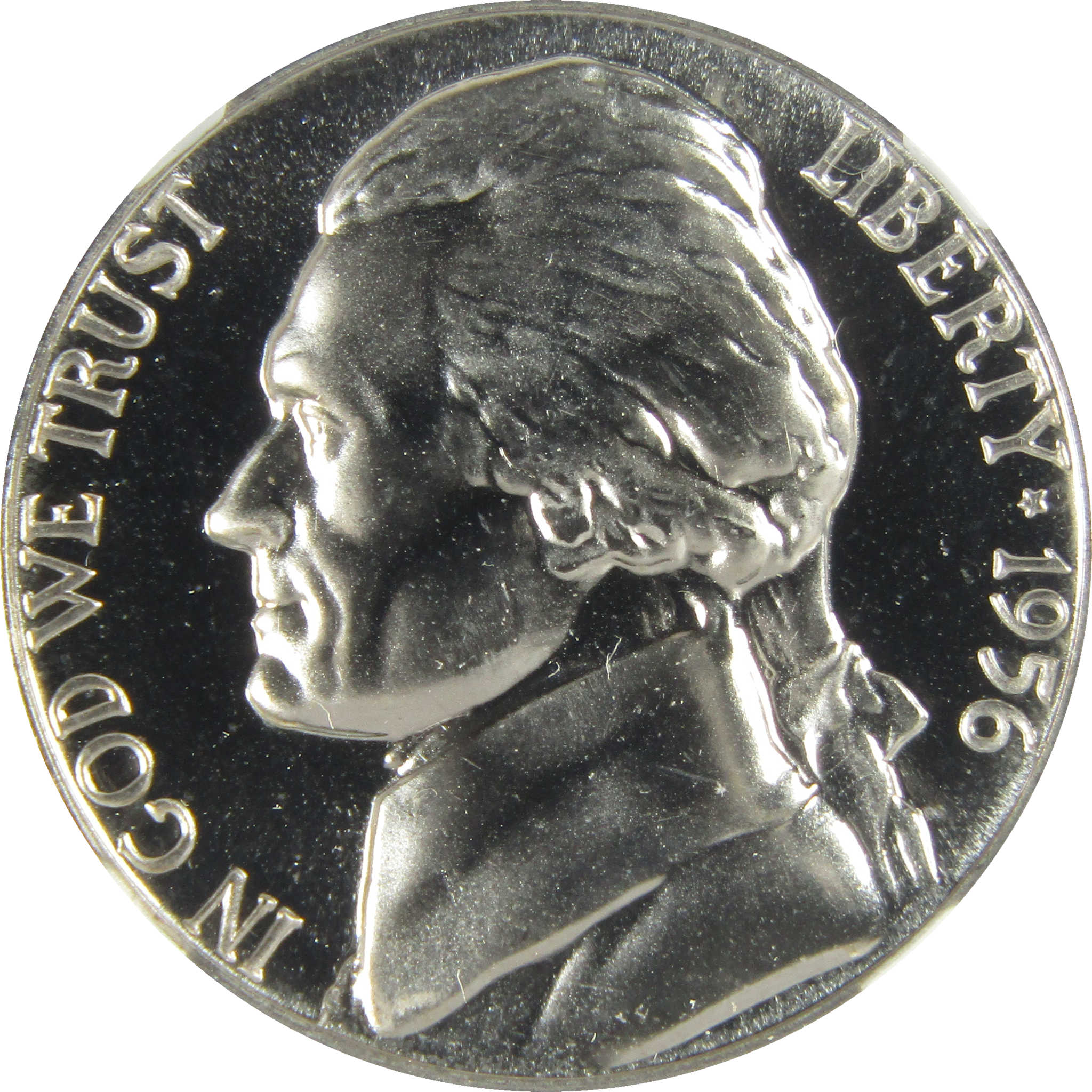 1956 Jefferson Nickel PF 68 NGC Proof 5c Coin Collectible SKU:I27381