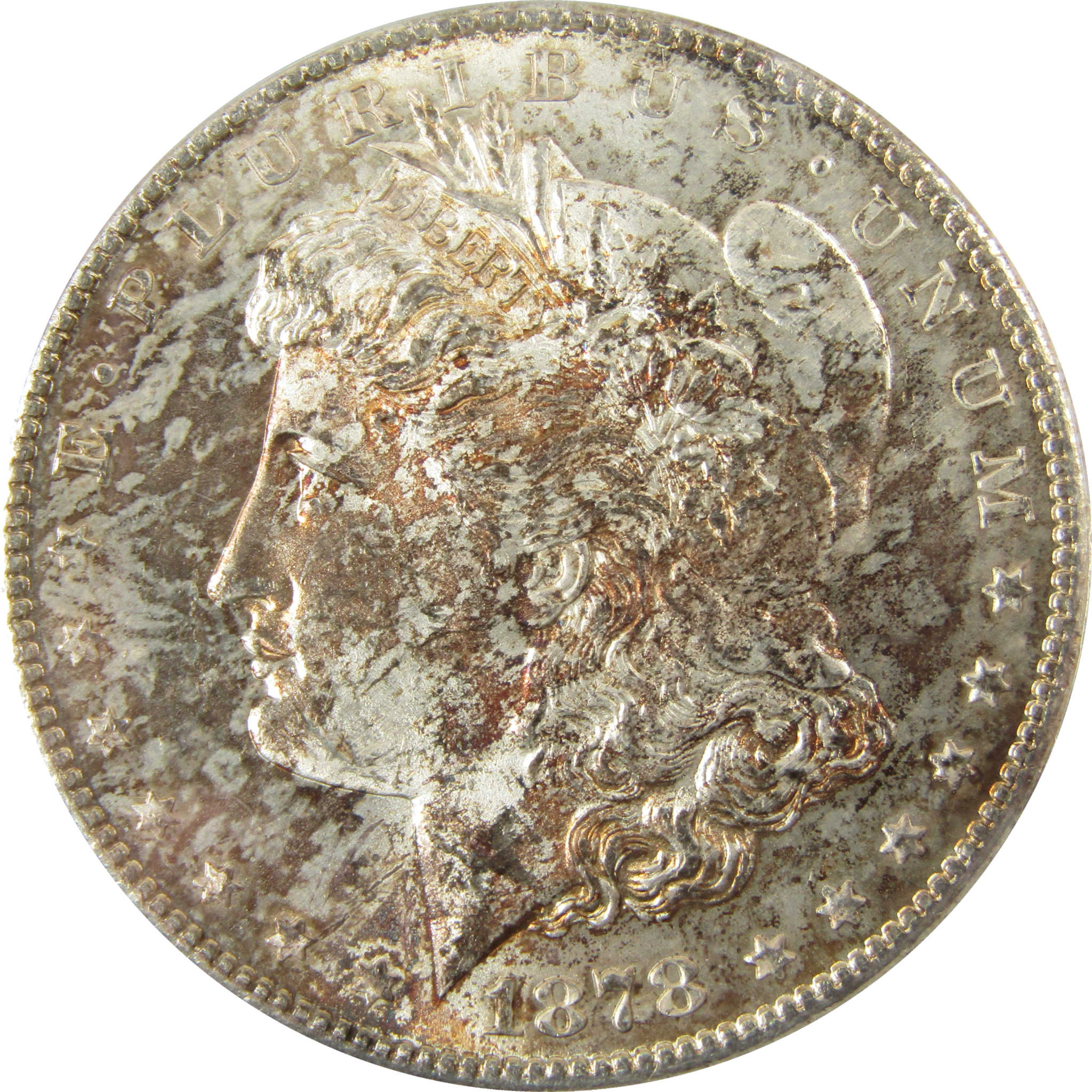 1878 S Morgan Silver Dollar MS 63 ANACS Uncirculated SKU:I28483