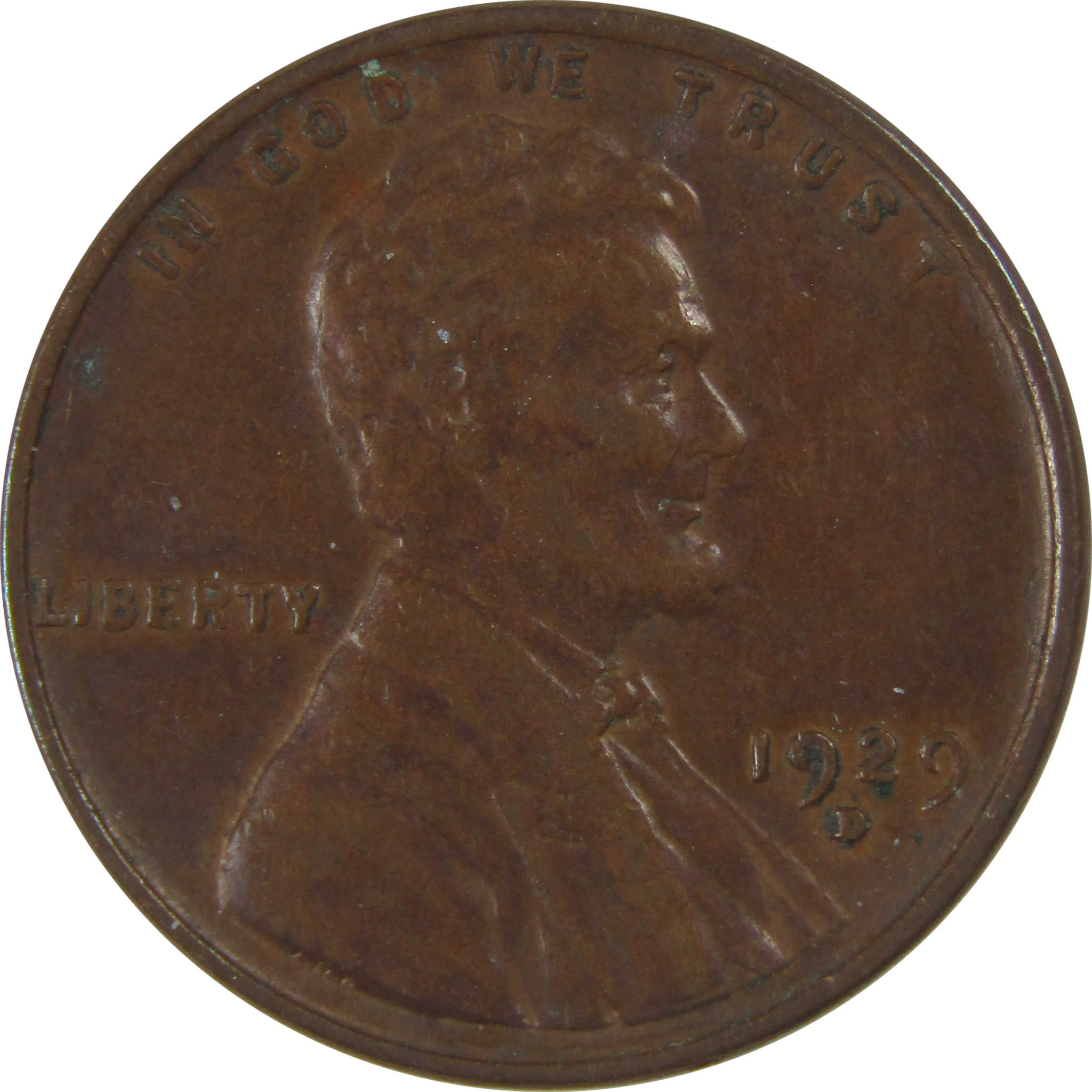 1929 D Lincoln Wheat Cent VF Very Fine Penny 1c Coin SKU:I23762