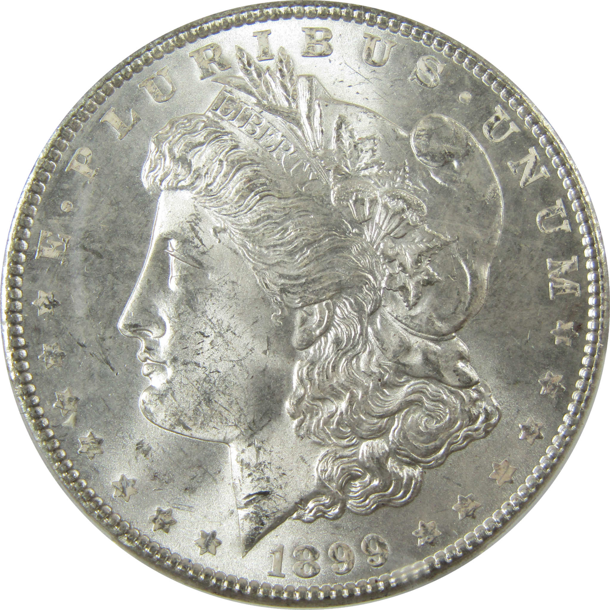 1899 Morgan Silver Dollar MS 63 PCGS Uncirculated $1 Coin SKU:I28361
