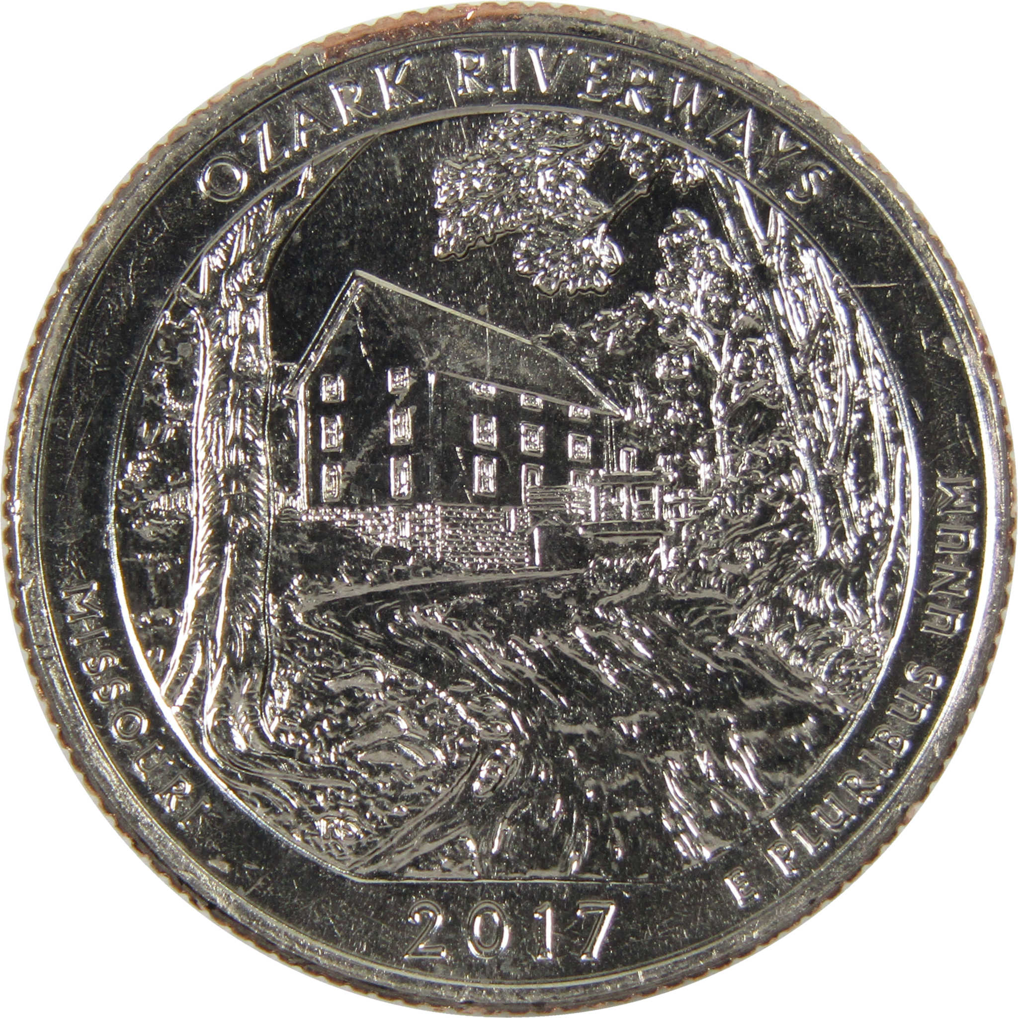 2017 D Ozark NSR National Park Quarter BU Uncirculated Clad ATB Coin