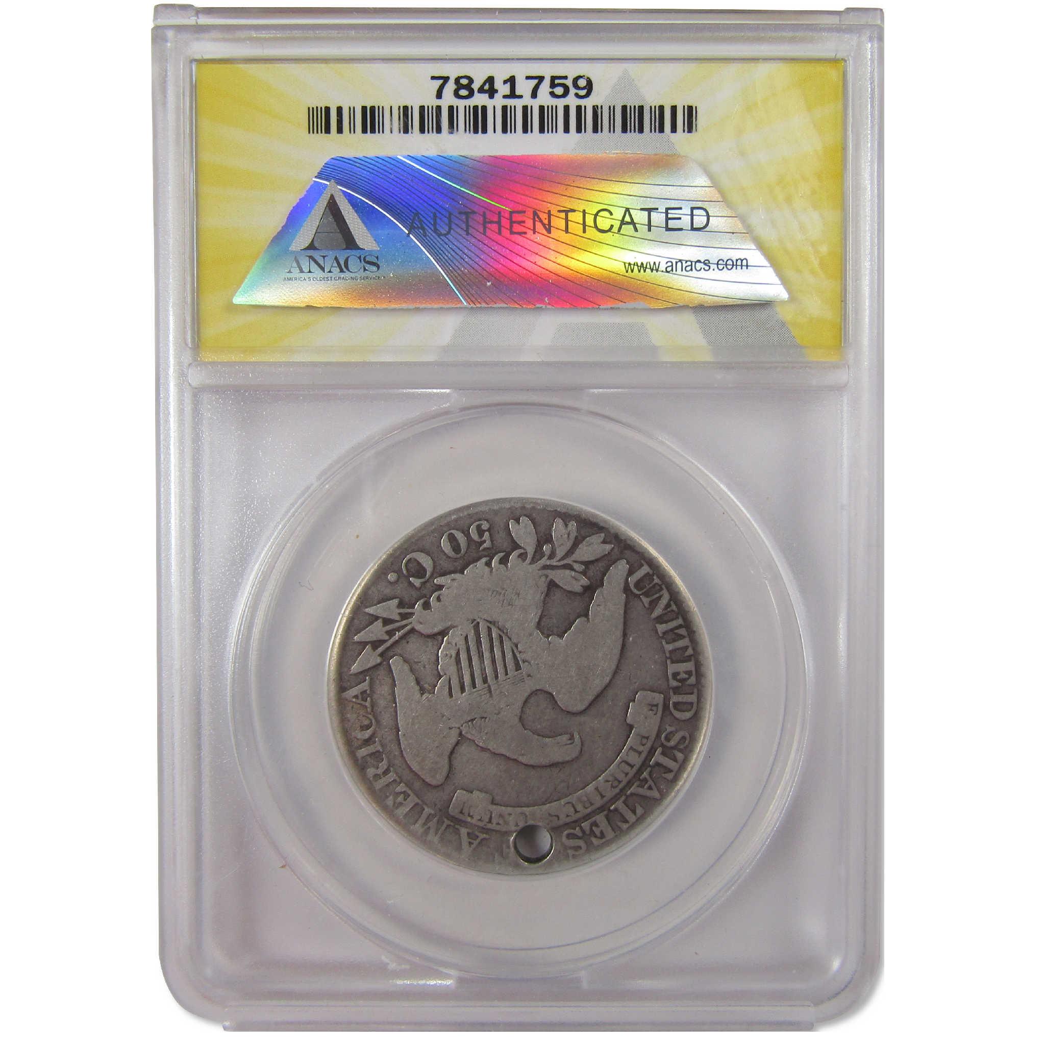 1828 Capped Bust Silver Half Dollar G 4 Details ANACS SKU:I25527