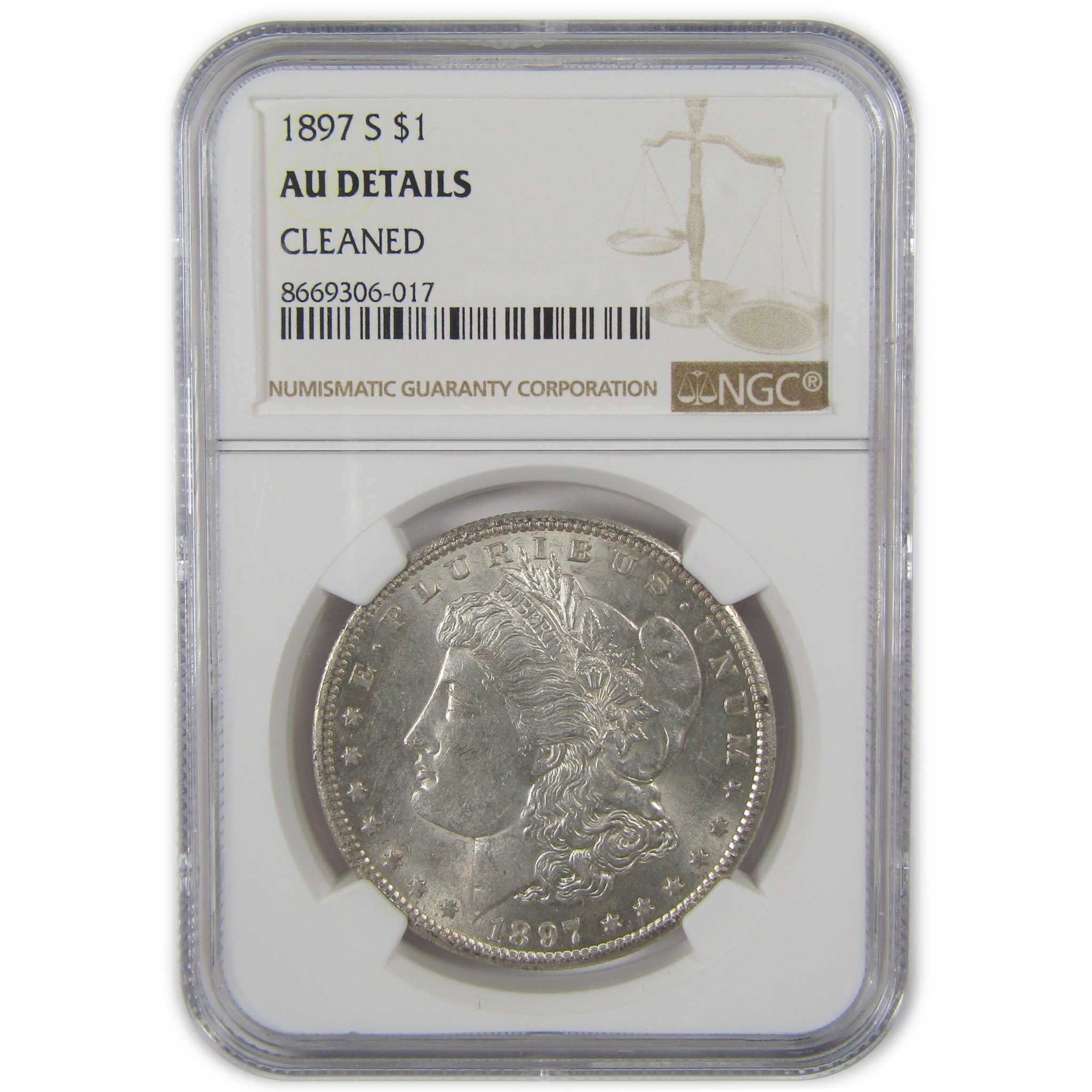 1897 S Morgan Dollar AU Details NGC Silver $1 Coin SKU:I23422 - Morgan coin - Morgan silver dollar - Morgan silver dollar for sale - Profile Coins &amp; Collectibles