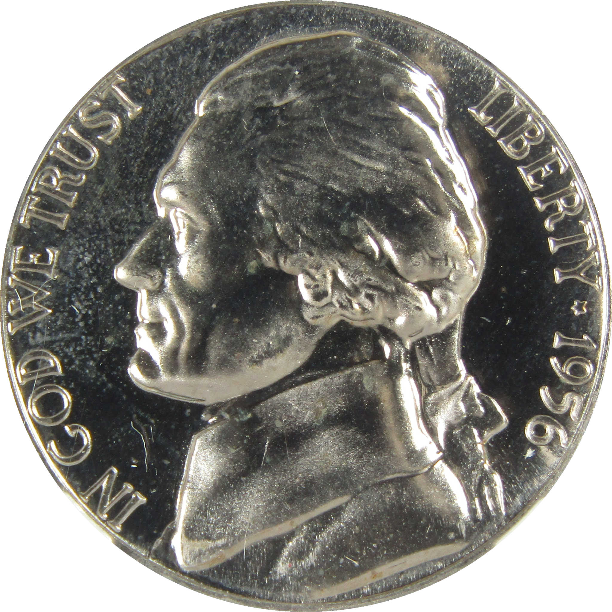 1956 Jefferson Nickel PF 68 NGC Proof 5c Coin Collectible SKU:I27384