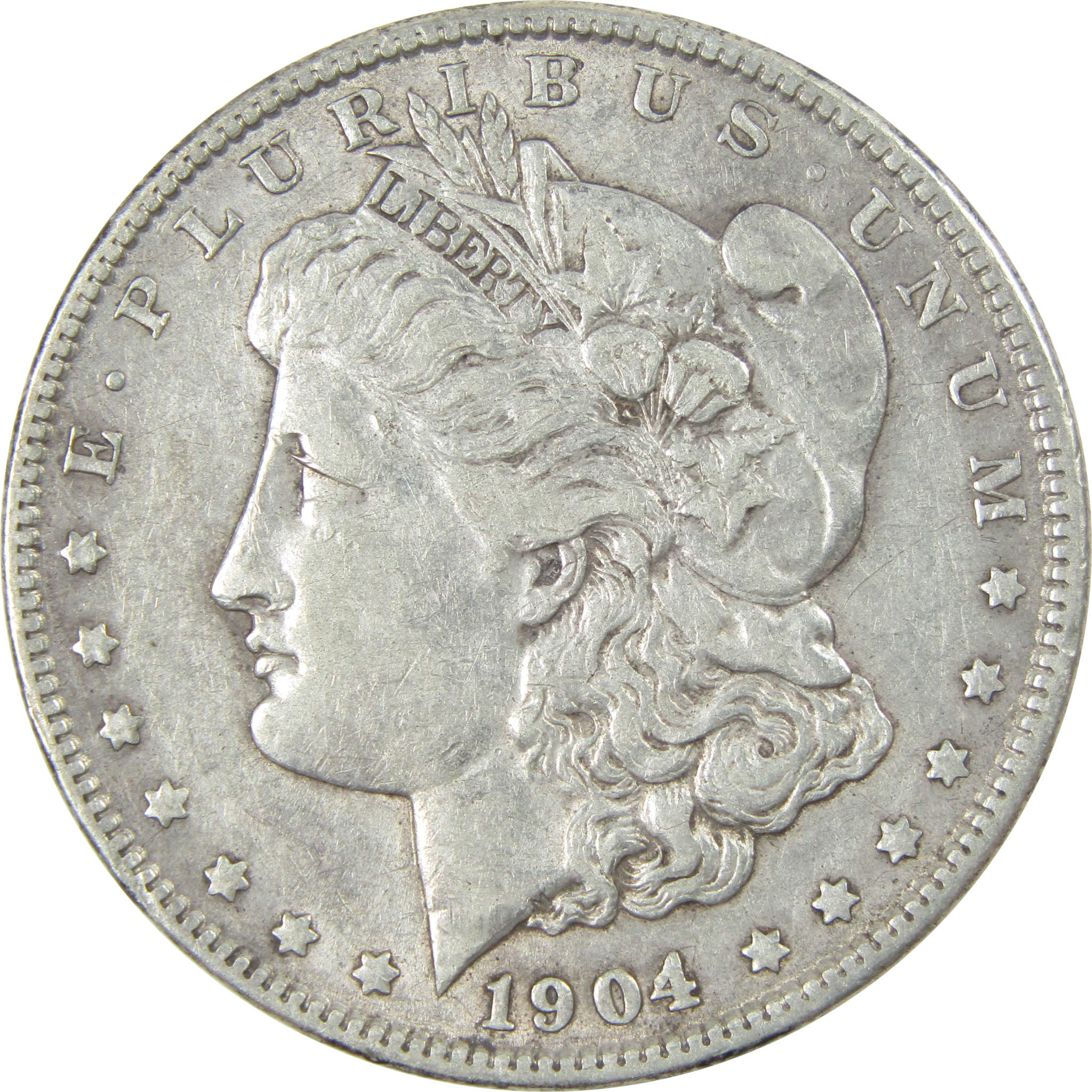 1904 Morgan Dollar XF EF Extremely Fine Silver $1 Coin SKU:I13941 - Morgan coin - Morgan silver dollar - Morgan silver dollar for sale - Profile Coins &amp; Collectibles