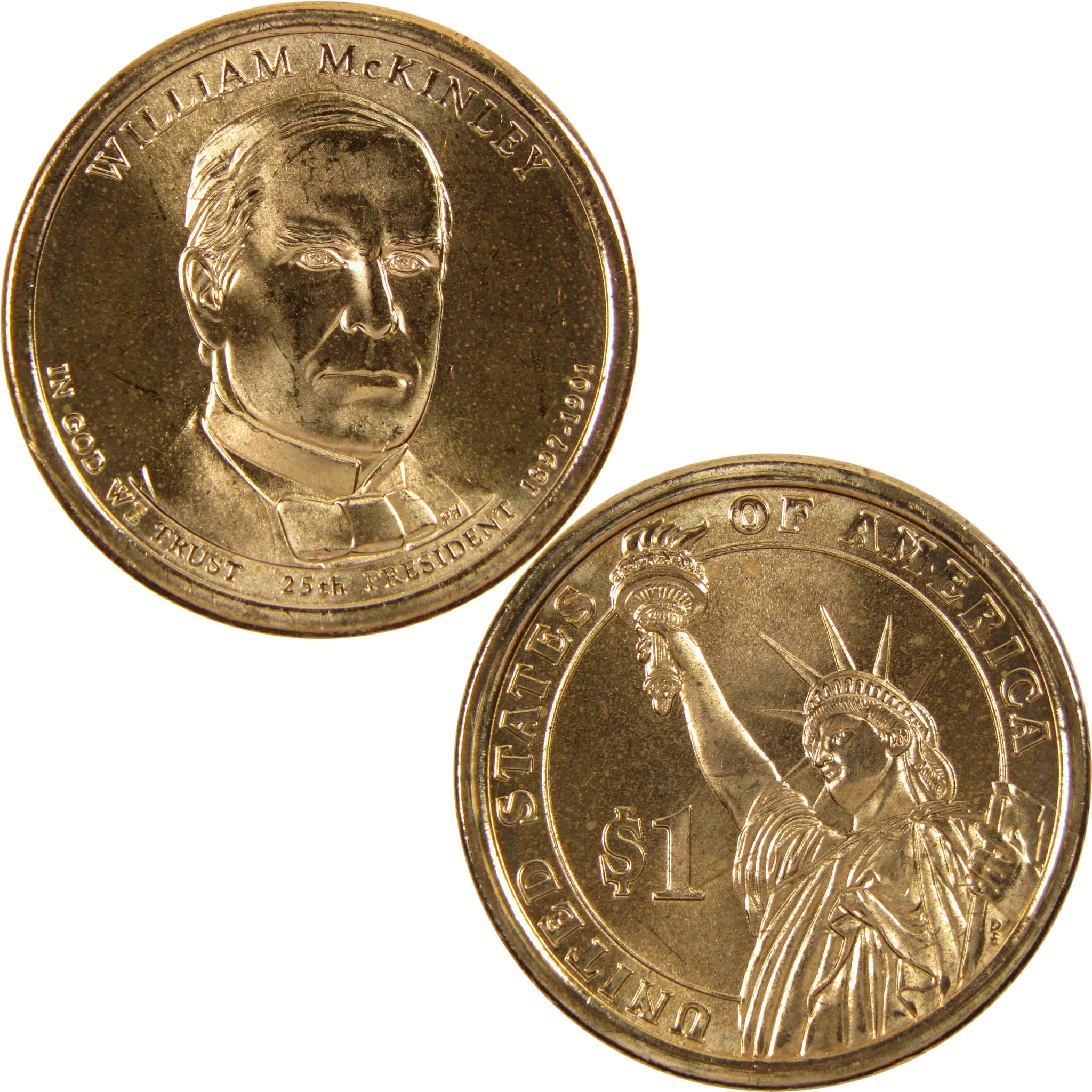 2013 D William McKinley Presidential Dollar BU Uncirculated $1 Coin