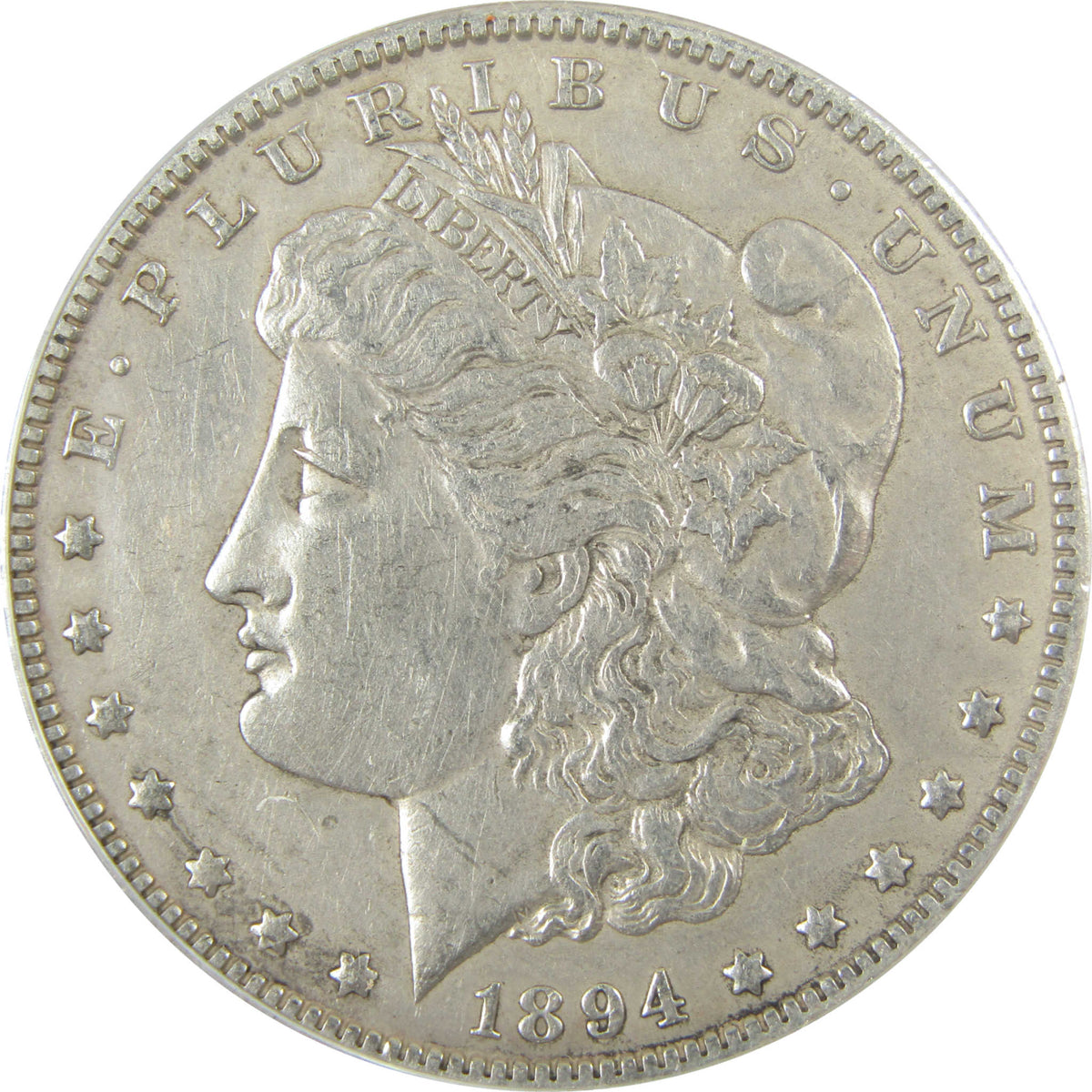 1894 O Morgan Silver Dollar EF 45 Details ANACS $1 Coin SKU:I28552