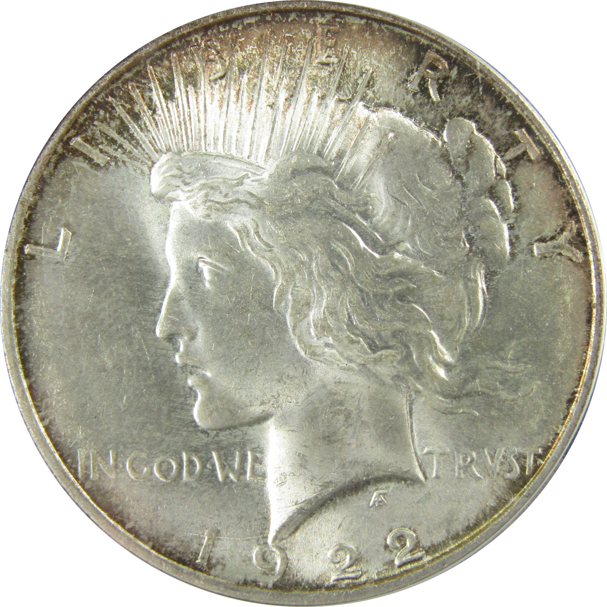 1922 D Peace Silver Dollar MS 63 ANACS Uncirculated $1 Coin SKU:I28008