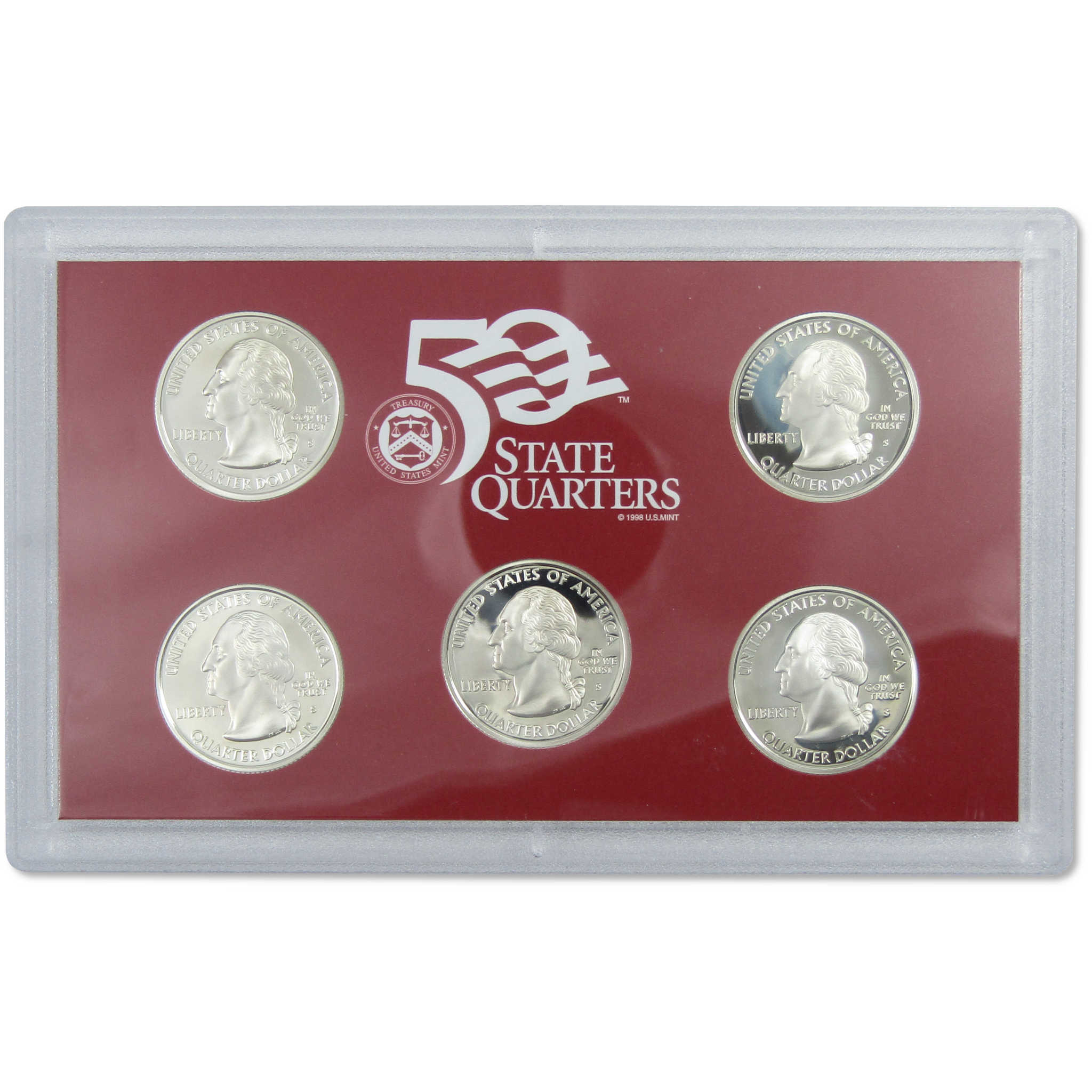 2008 Silver Proof Set U.S. Mint Original Government Packaging OGP COA