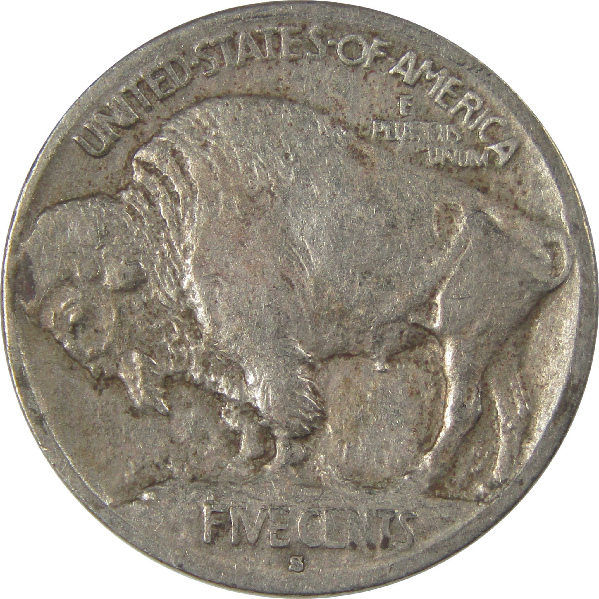 1913 S Type 1 Indian Head Buffalo Nickel F Fine Details SKU:I22891