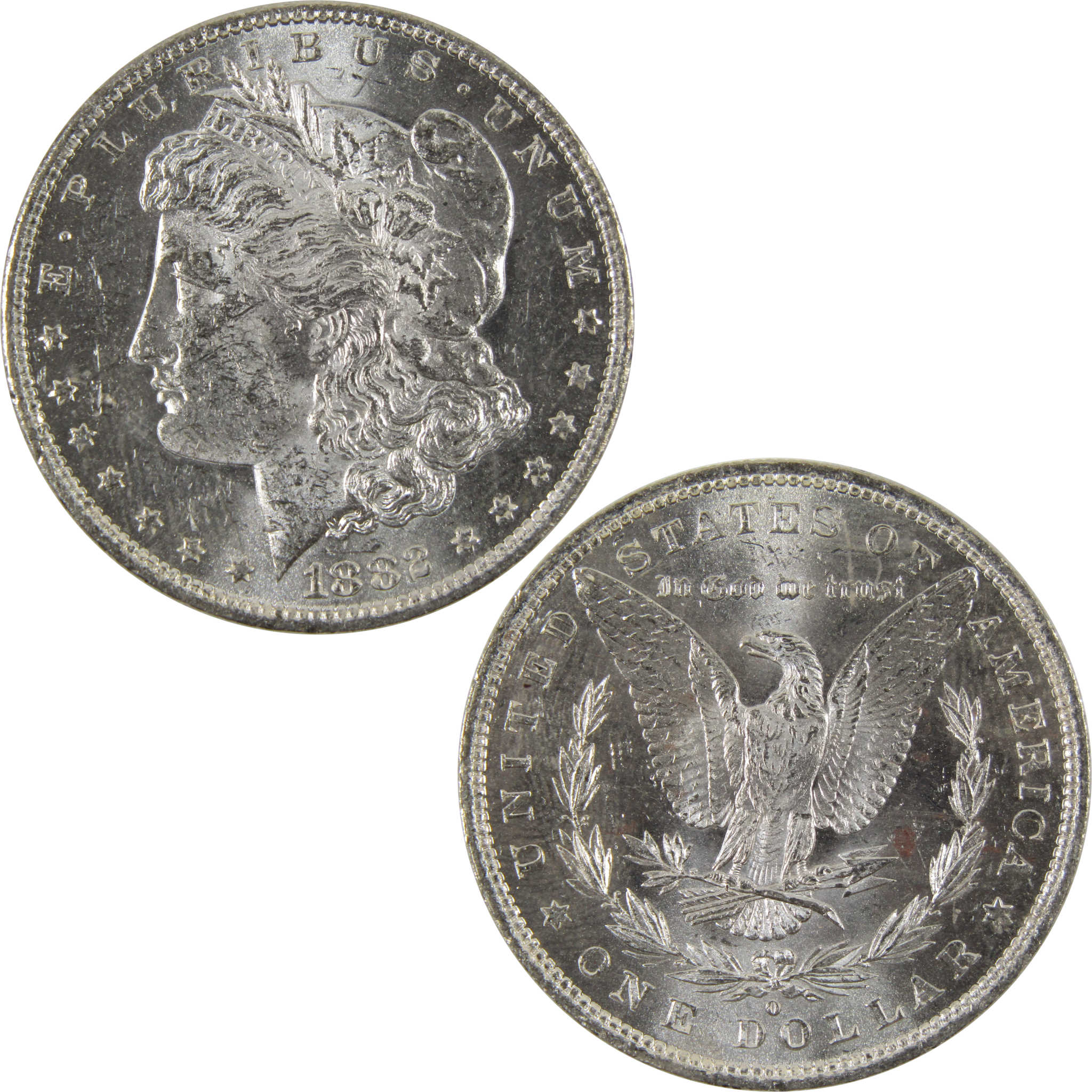 1882 O Morgan Dollar Unc Details 90% Silver $1 Bag Marks SKU:I8797 - Morgan coin - Morgan silver dollar - Morgan silver dollar for sale - Profile Coins &amp; Collectibles