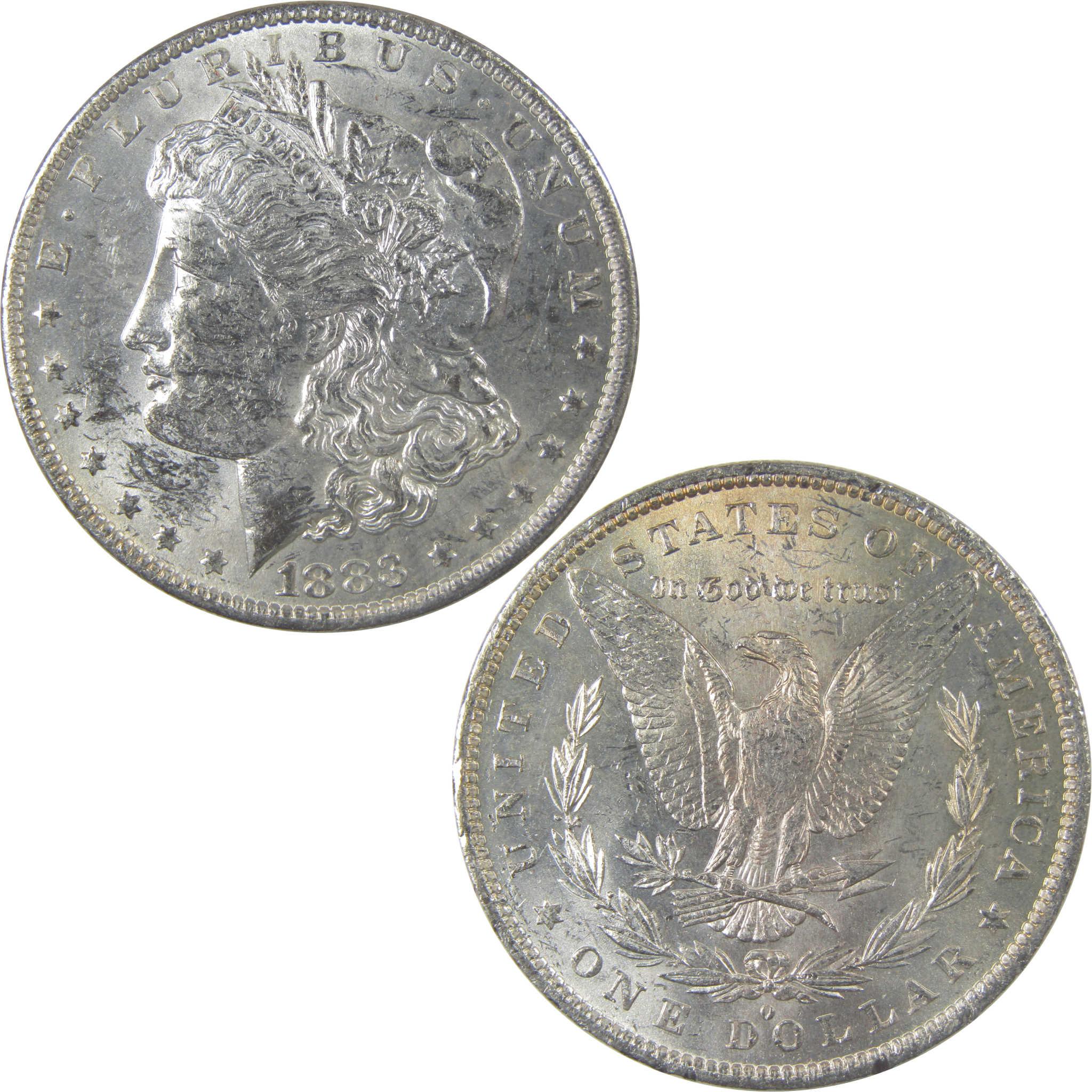 1883 O Morgan Silver Dollar Uncirculated Mint State Toned SKU:I24857