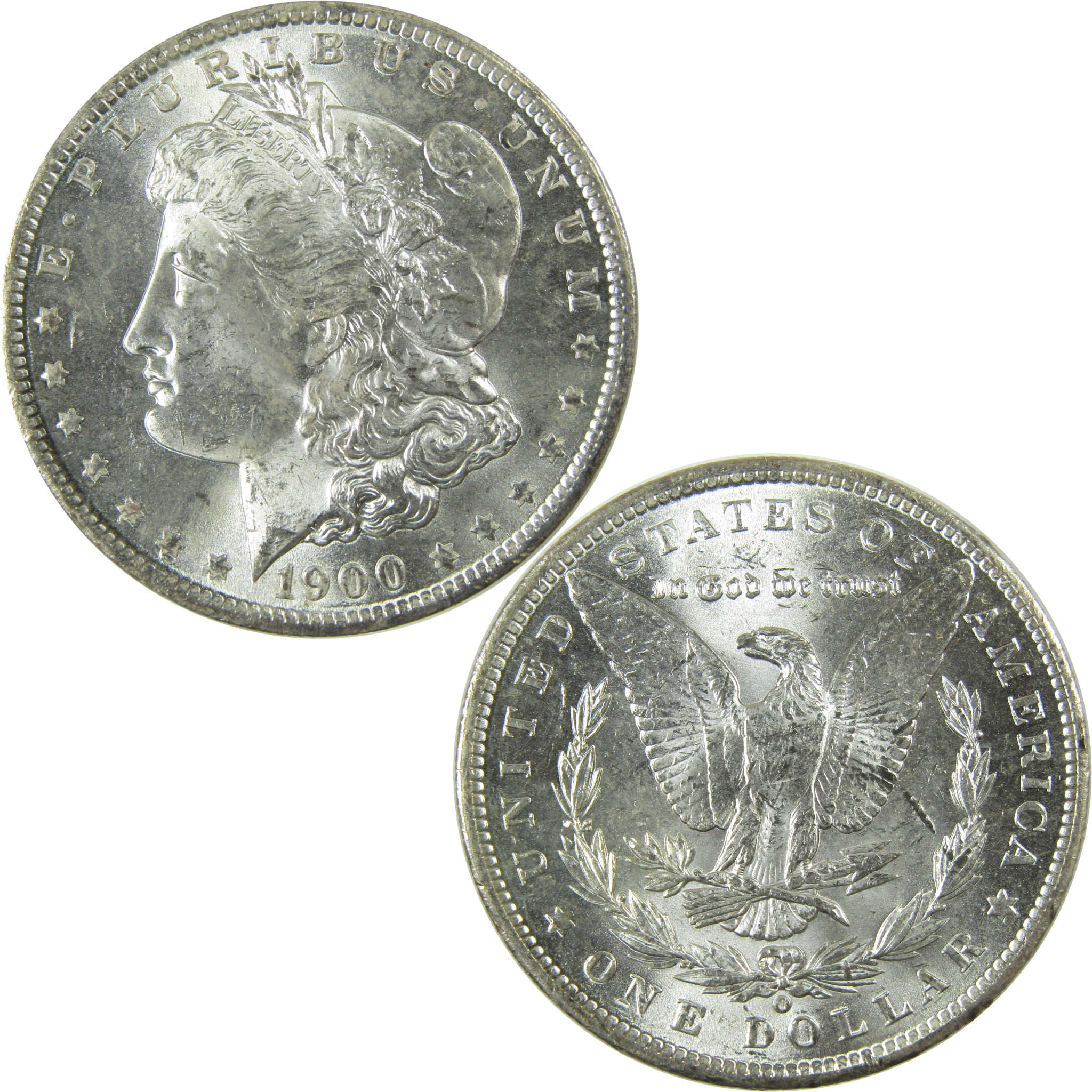 1900 O Morgan Silver Dollar Uncirculated Mint State $1 Coin SKU:I27780