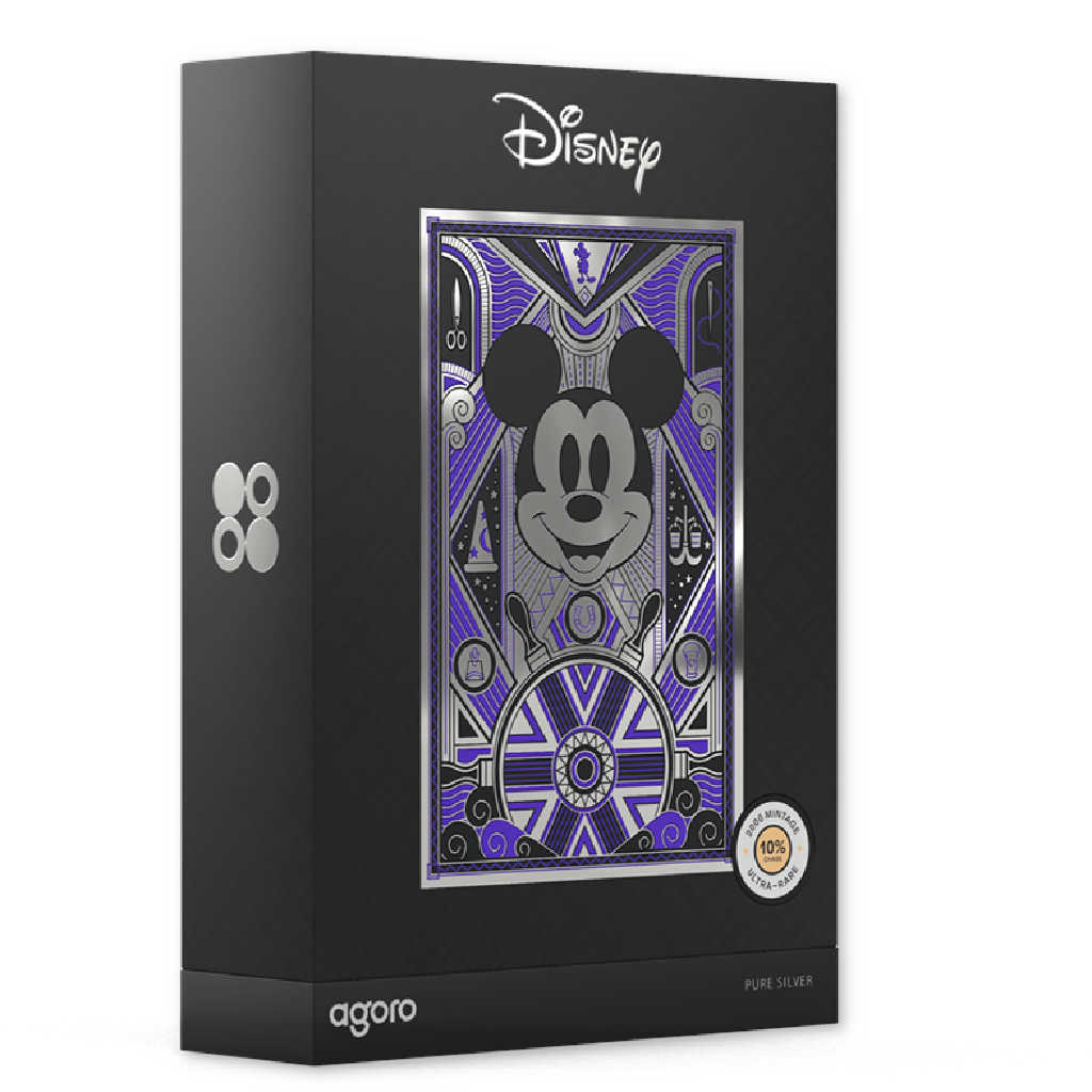 2026 Niue $1 Mickey Mouse Art Deco Collectible Silver Foil SKU:OPC274