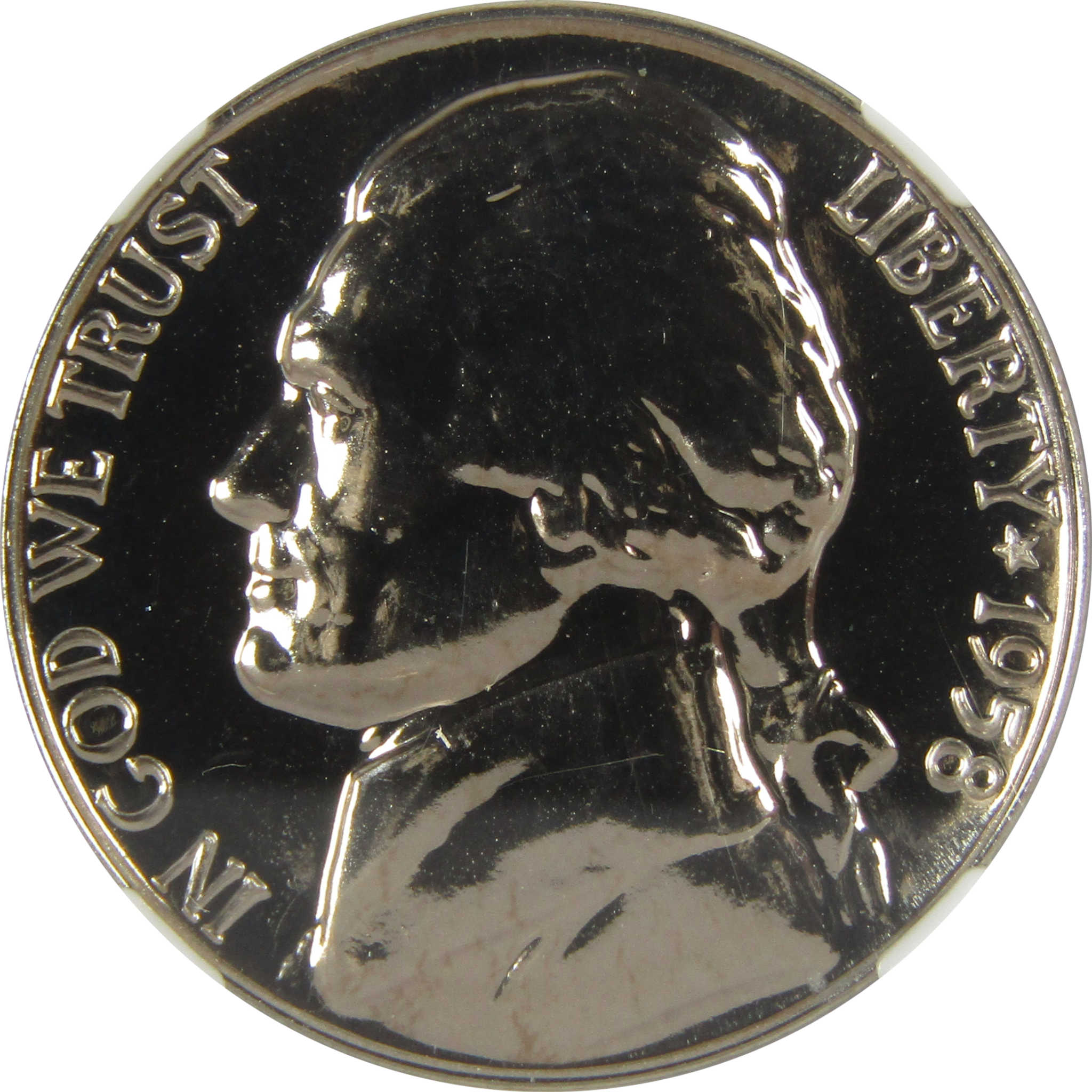 1958 Jefferson Nickel PF 69 NGC Proof 5c Coin Collectible SKU:I27320