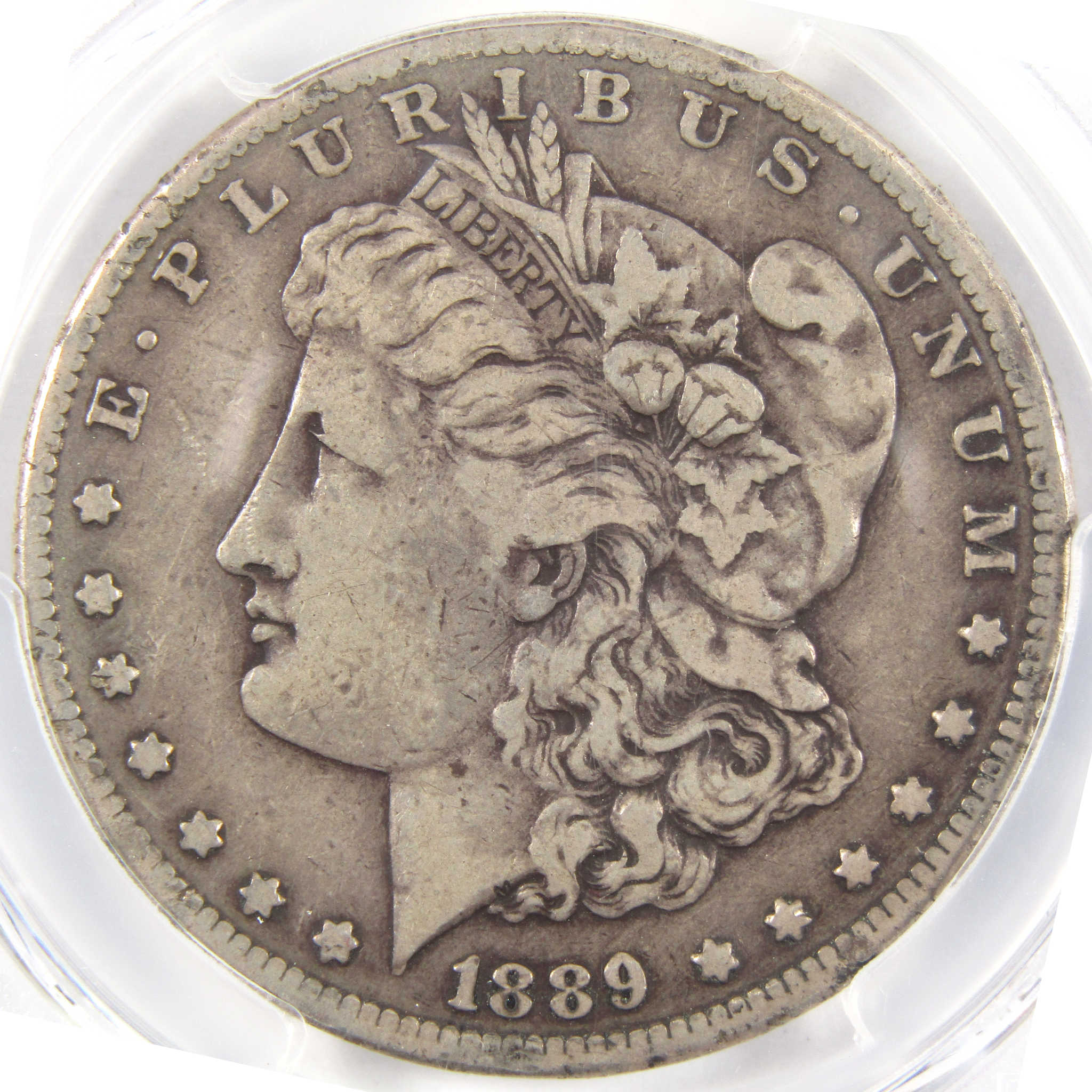 1889 CC Morgan Dollar VF Details PCGS 90 Silver 1 Coin SKU I9464