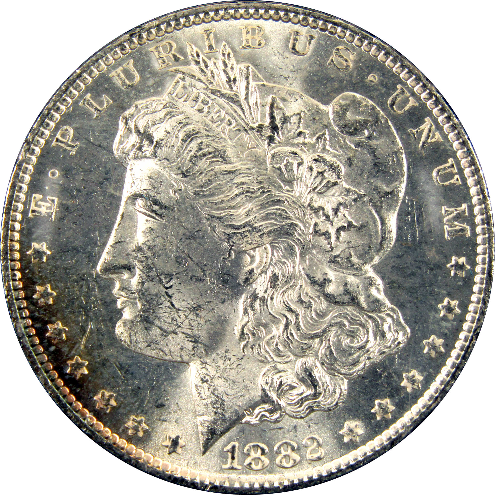 1882 CC GSA Morgan Dollar BU Uncirculated Silver $1 Coin SKU:I10679 - Morgan coin - Morgan silver dollar - Morgan silver dollar for sale - Profile Coins &amp; Collectibles