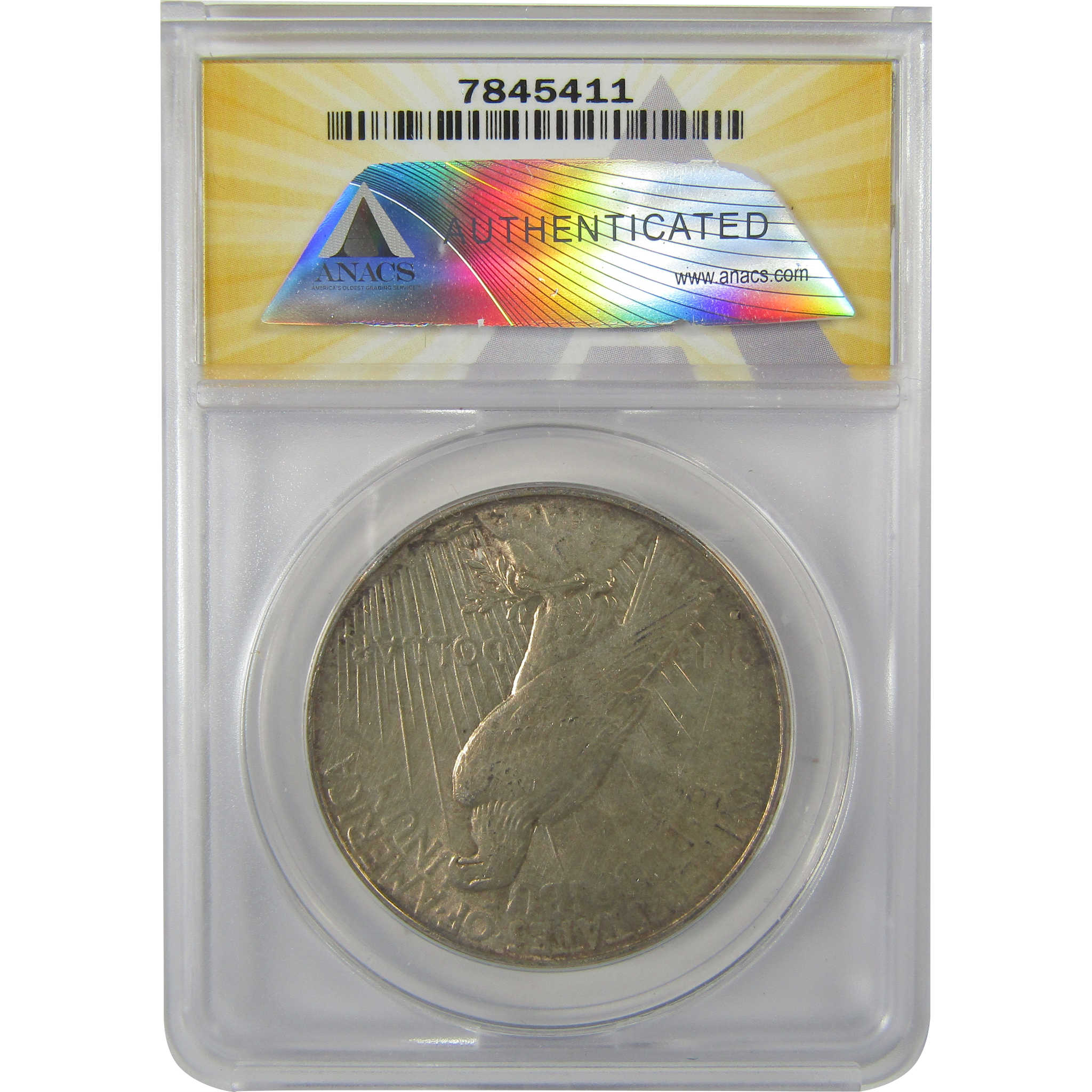 1934 D VAM-3 DDO Large D Peace Dollar AU 55 Details ANACS SKU:I21601