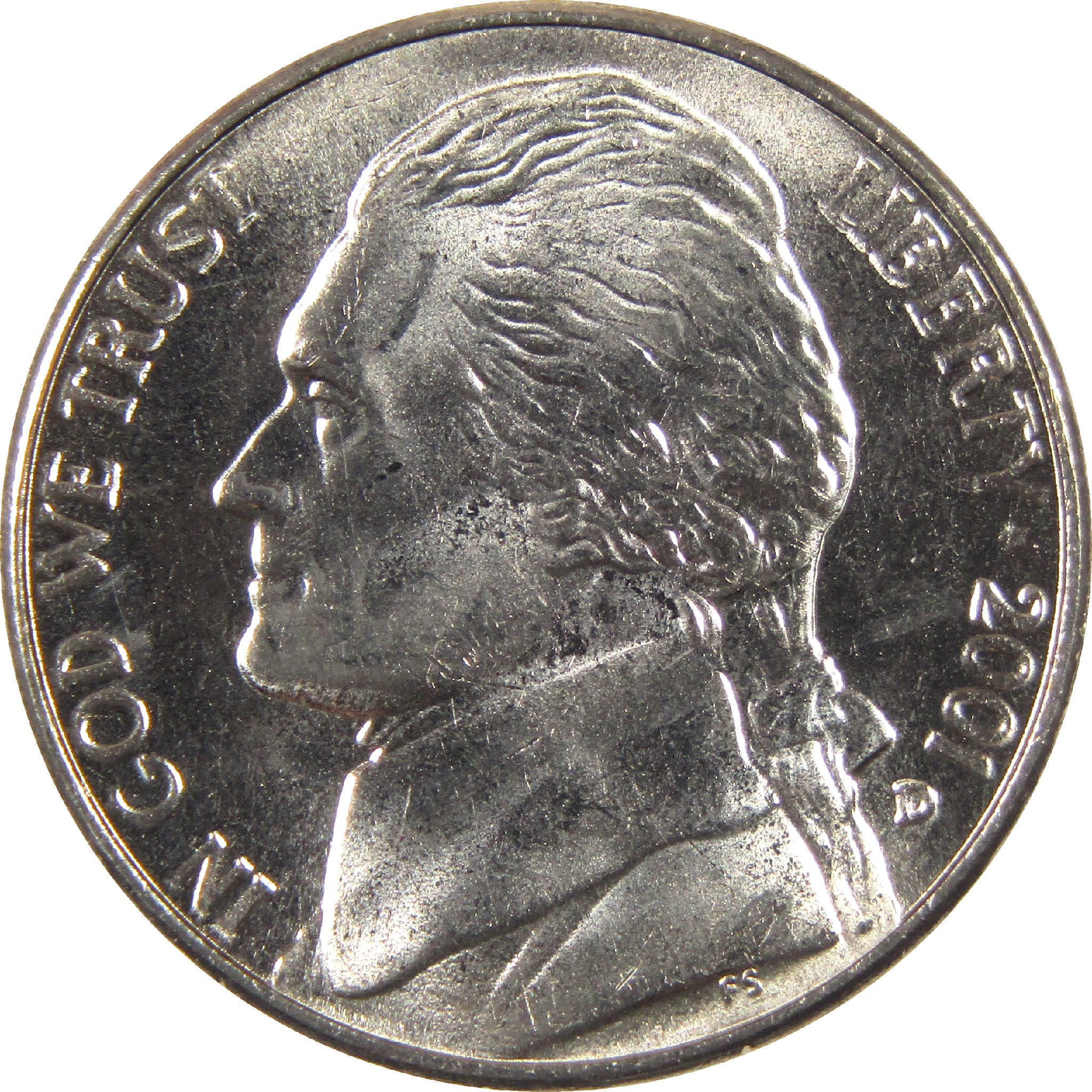 2001 D Jefferson Nickel BU Uncirculated 5c Coin