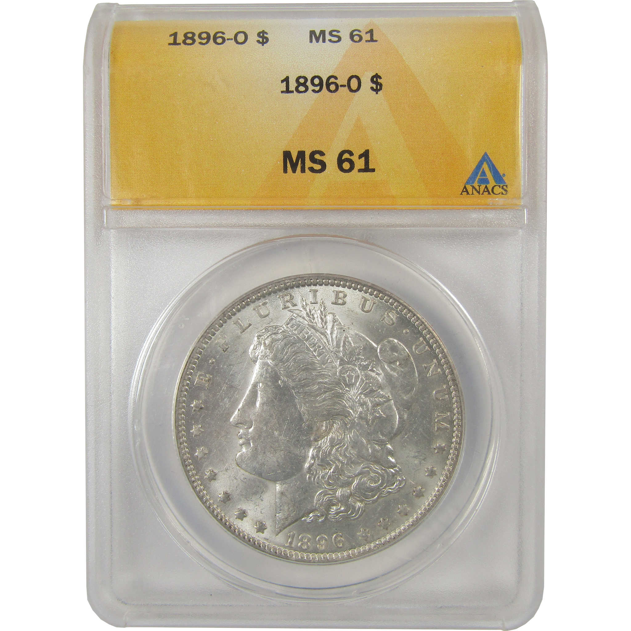 1896 O Morgan Dollar MS 61 ANACS Silver Uncirculated SKU:I23820 - Morgan coin - Morgan silver dollar - Morgan silver dollar for sale - Profile Coins &amp; Collectibles