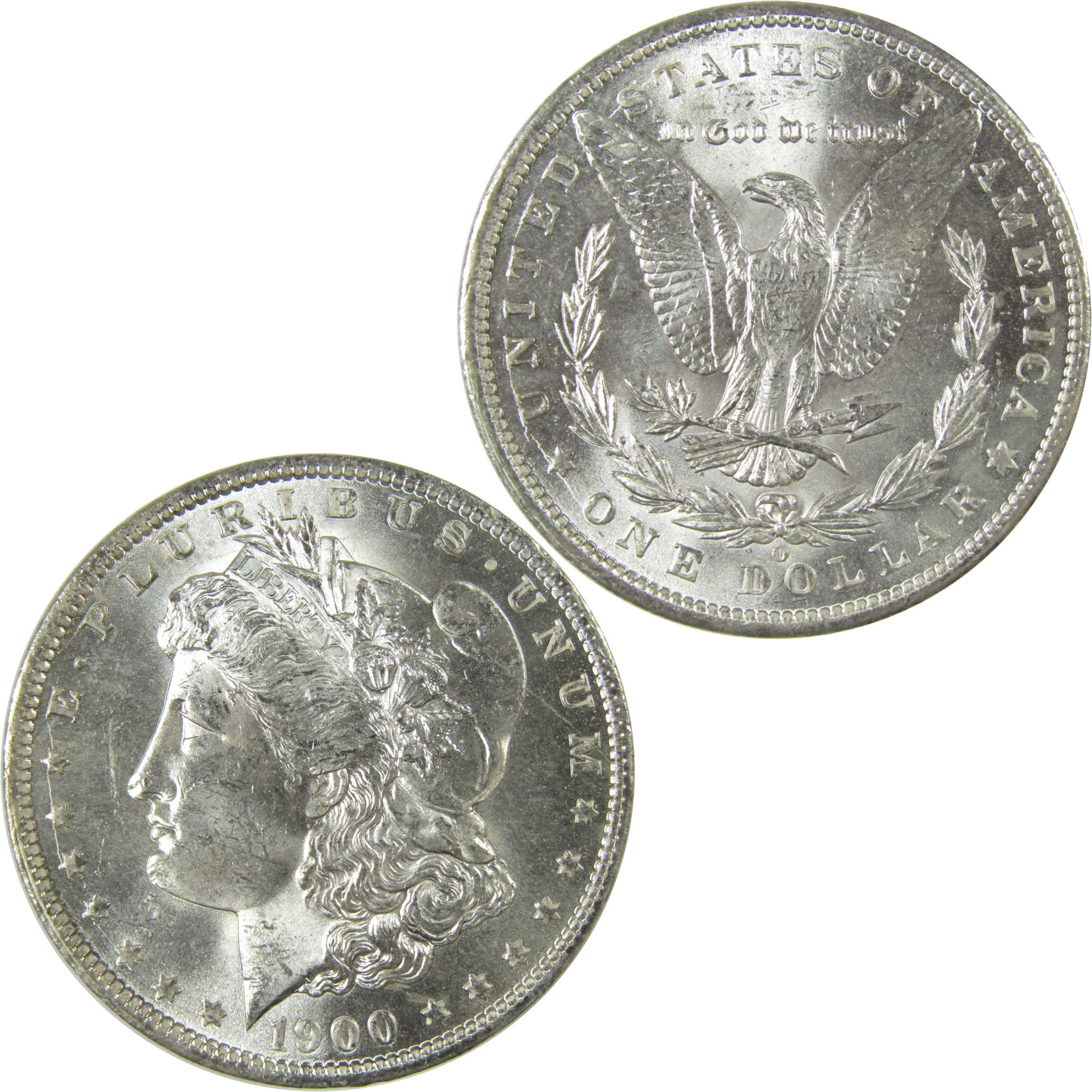 1900 O Morgan Silver Dollar Uncirculated Mint State $1 Coin SKU:I27724