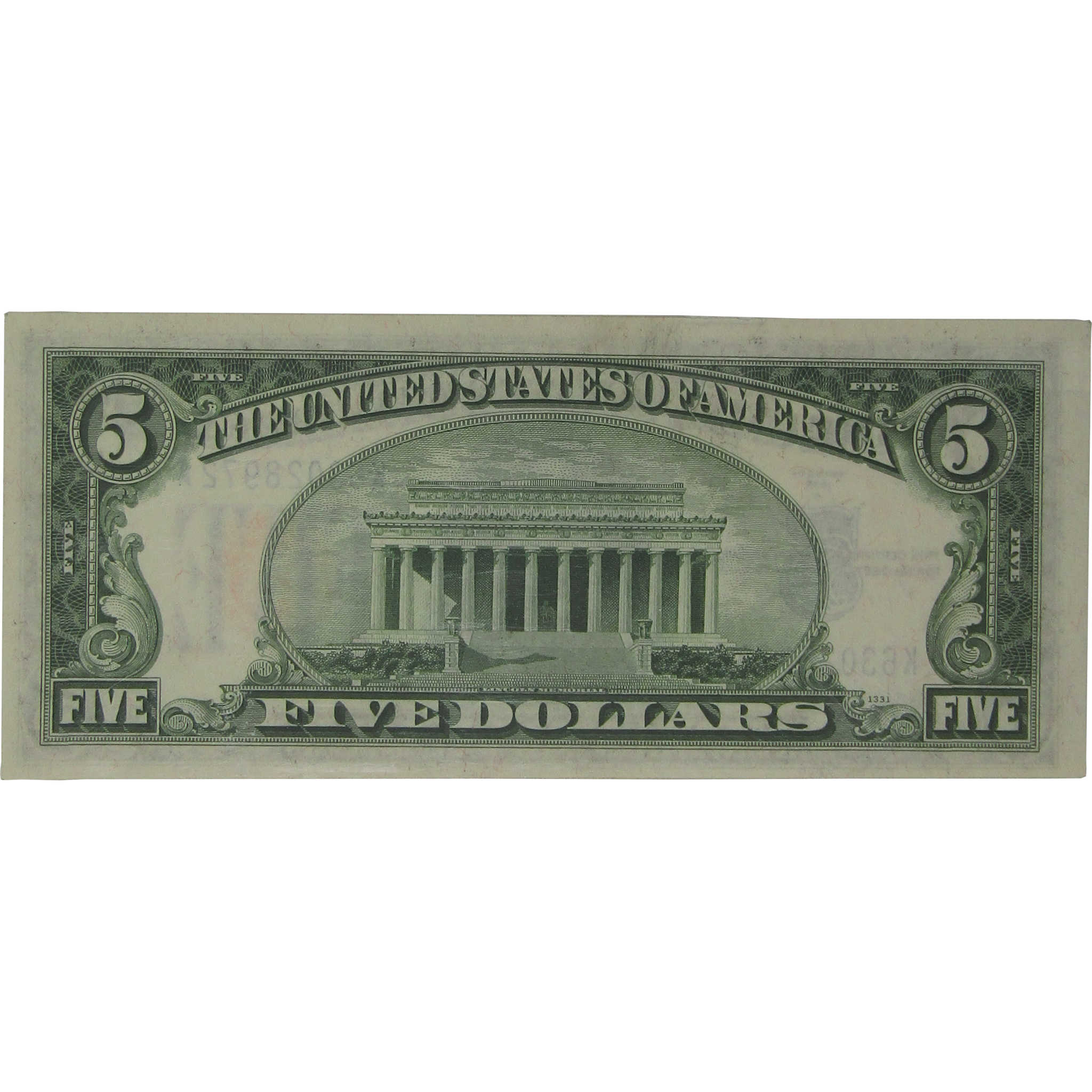 1934 A $5 Silver Certificate North Africa WWII Fr 2307 Unc 63 PPQ PCGS