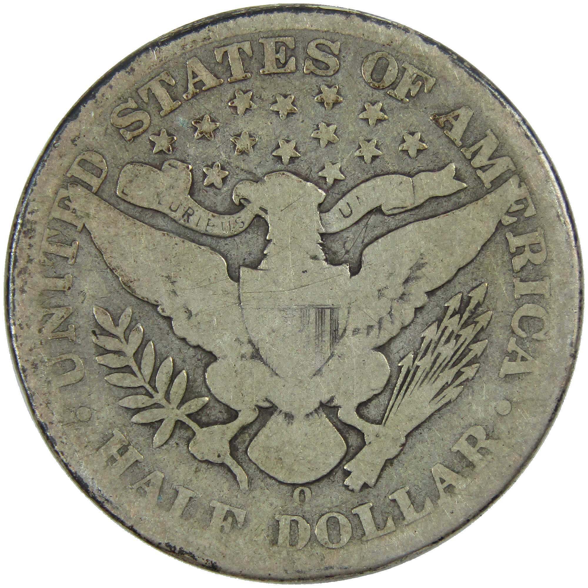 1907 O Barber Half Dollar G Good Silver 50c Coin SKU:I12745