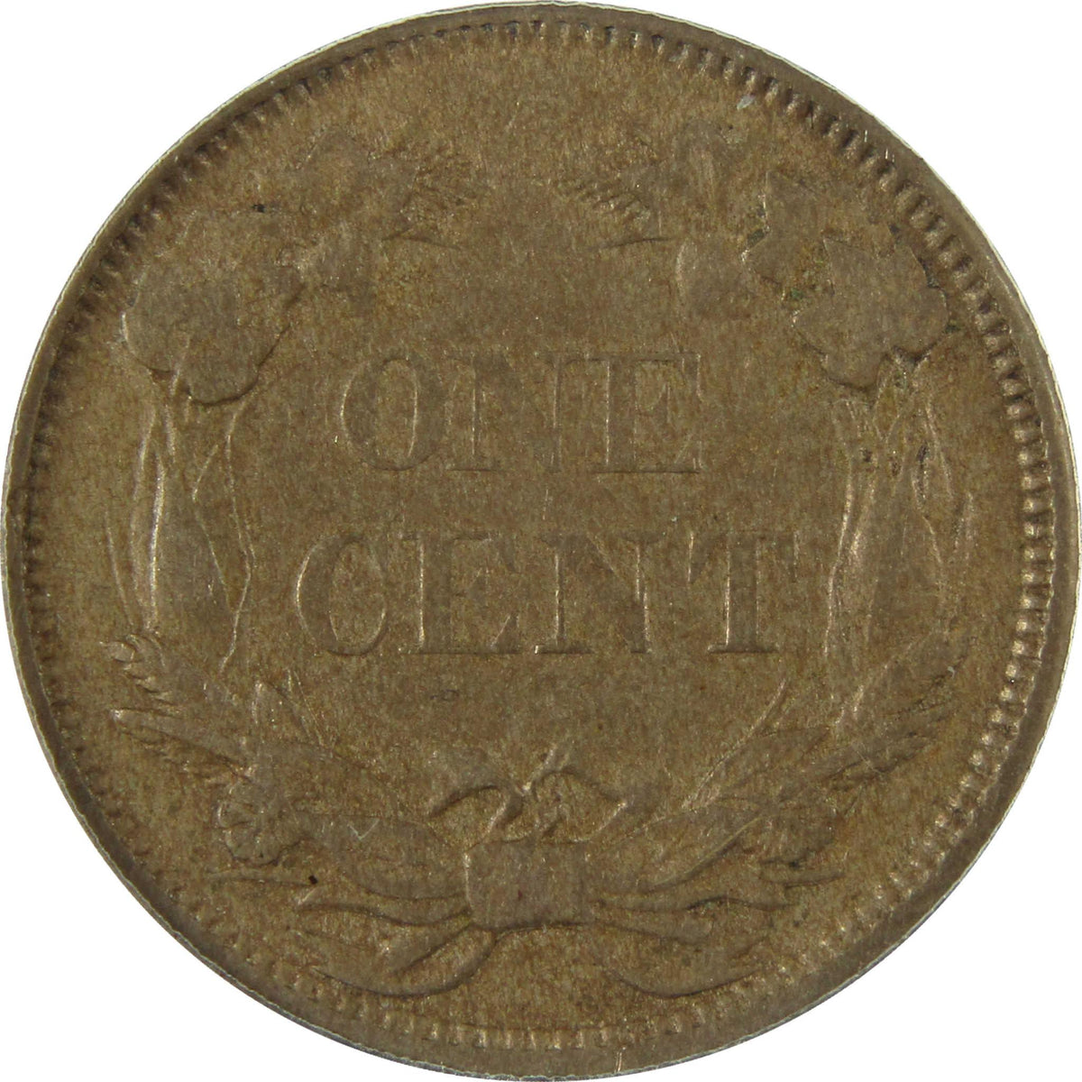 1858 Small Letters Flying Eagle Cent EF 45 ANACS Penny SKU:I27979