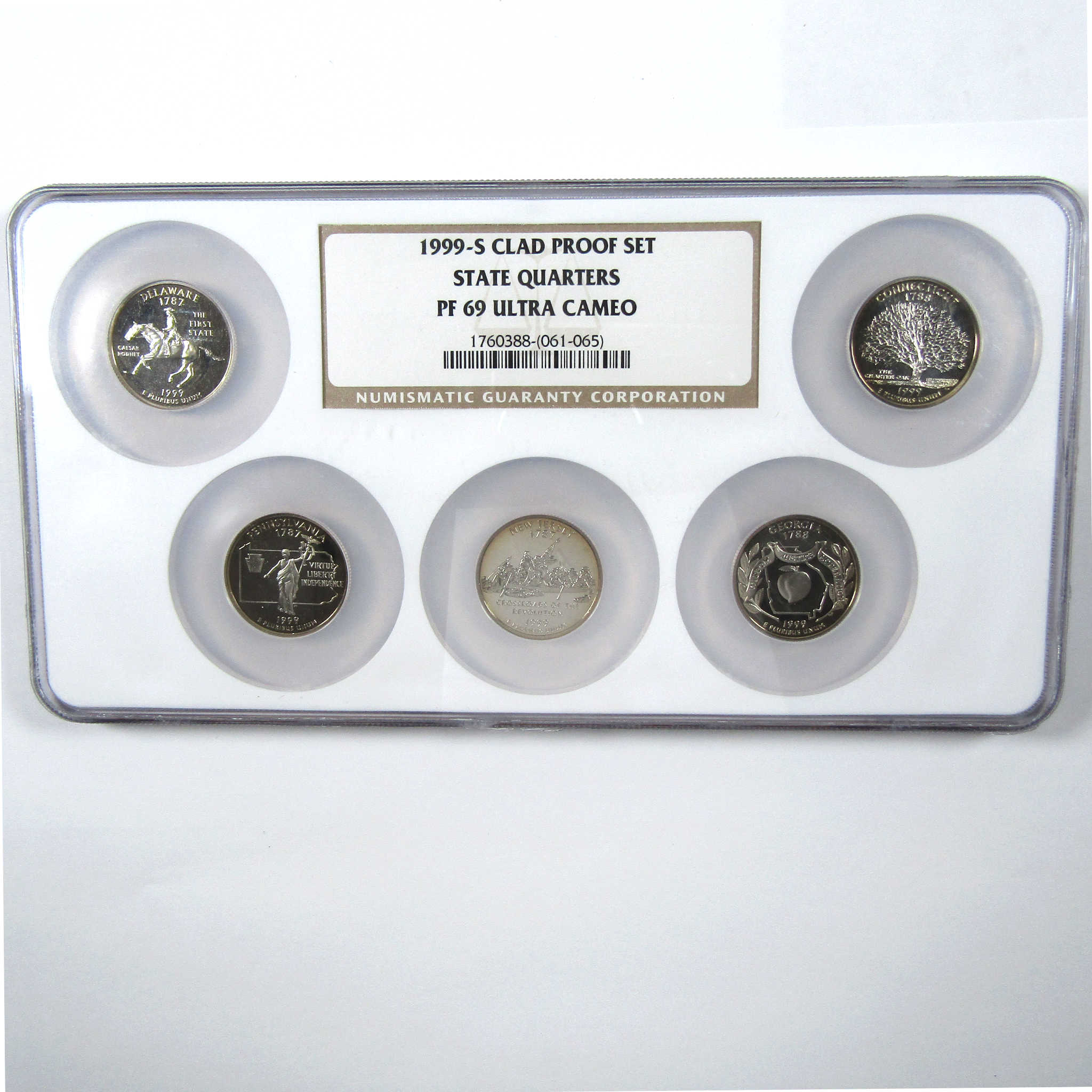 1999 S U.S Mint Proof Set PR 69 NGC Ultra Cameo SKU:CPC6626