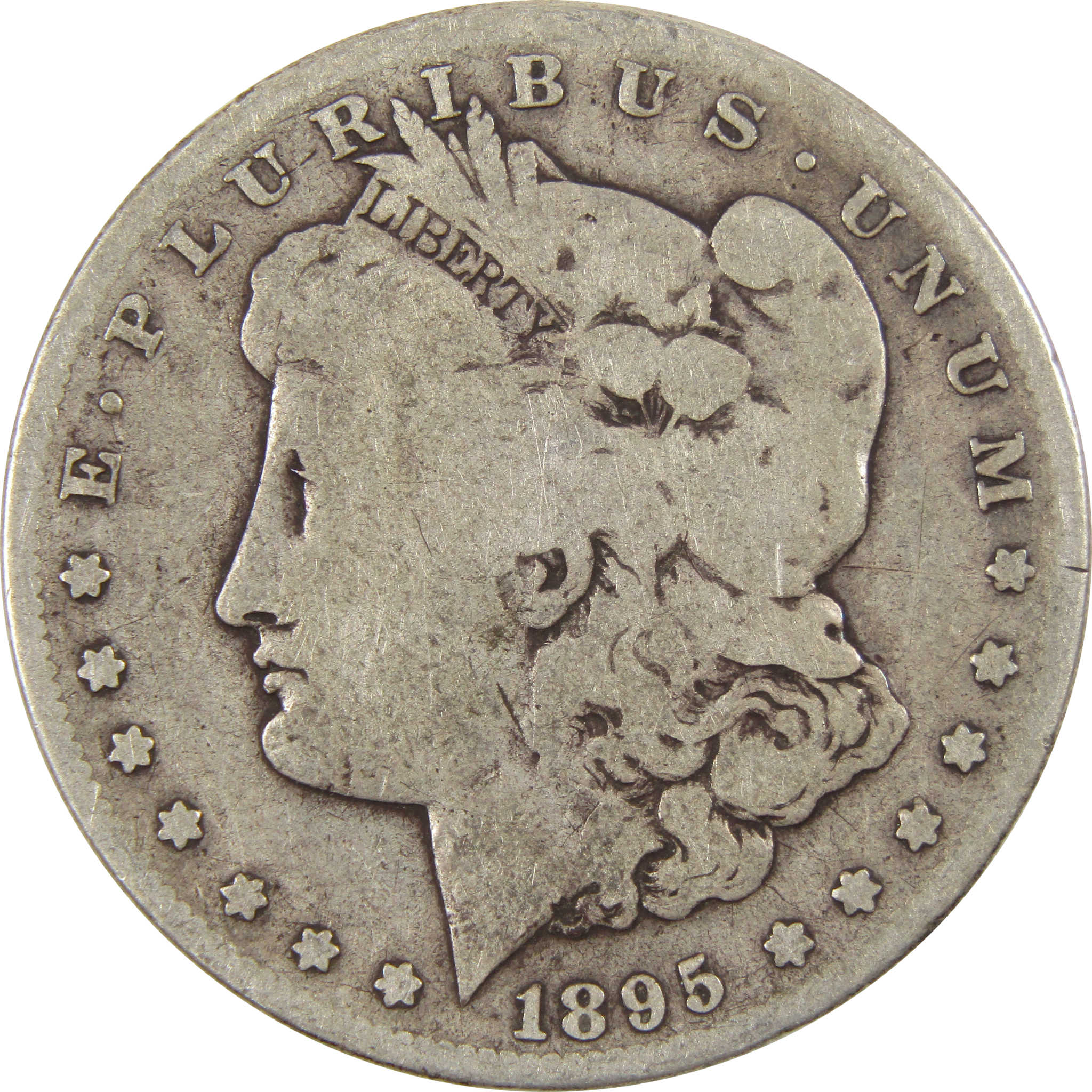 1895 S Morgan Dollar G Good 90% Silver $1 Coin SKU:I9248 - Morgan coin - Morgan silver dollar - Morgan silver dollar for sale - Profile Coins &amp; Collectibles