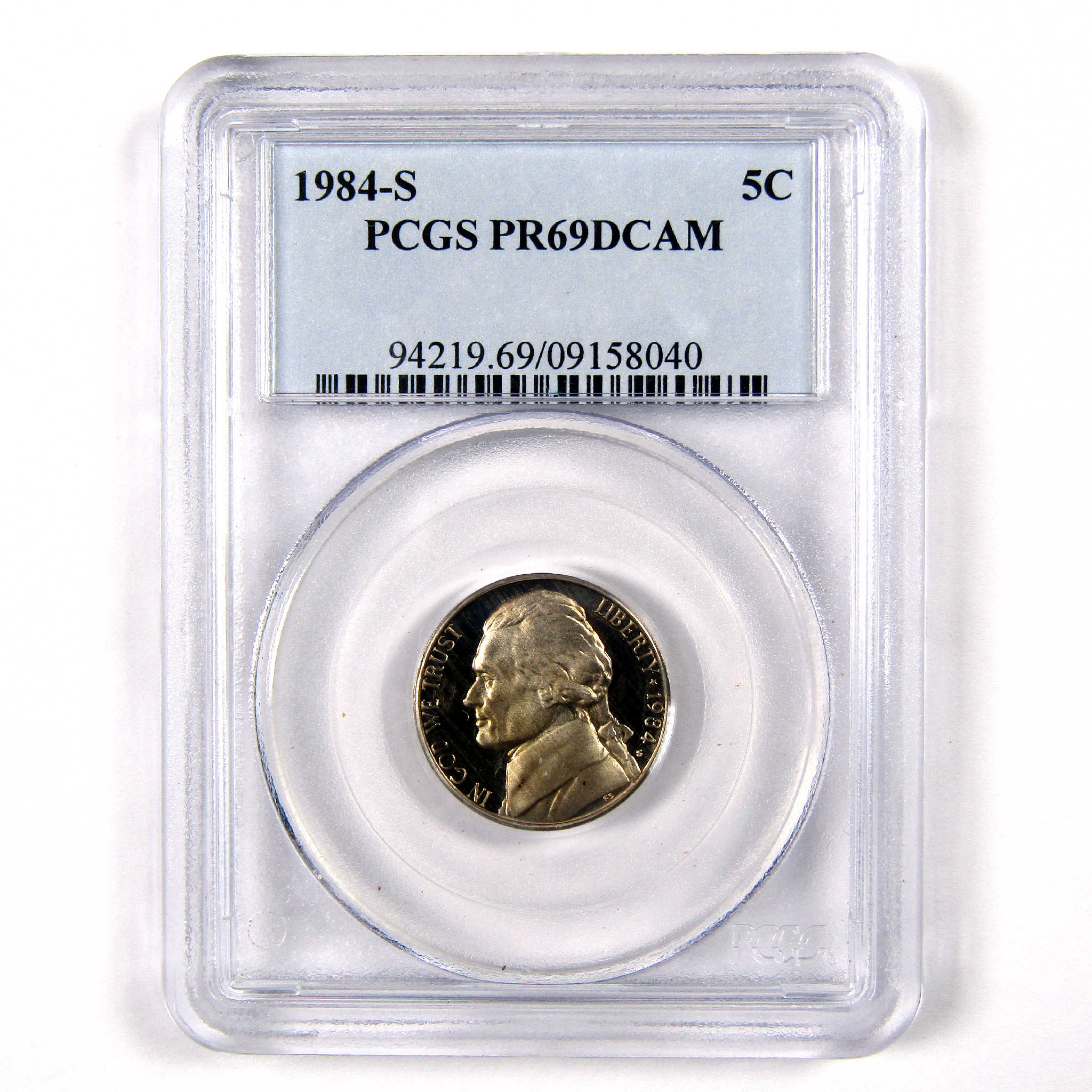 1984 S Jefferson Nickel PR 69 DCAM PCGS 5c Proof Coin SKU:CPC5050