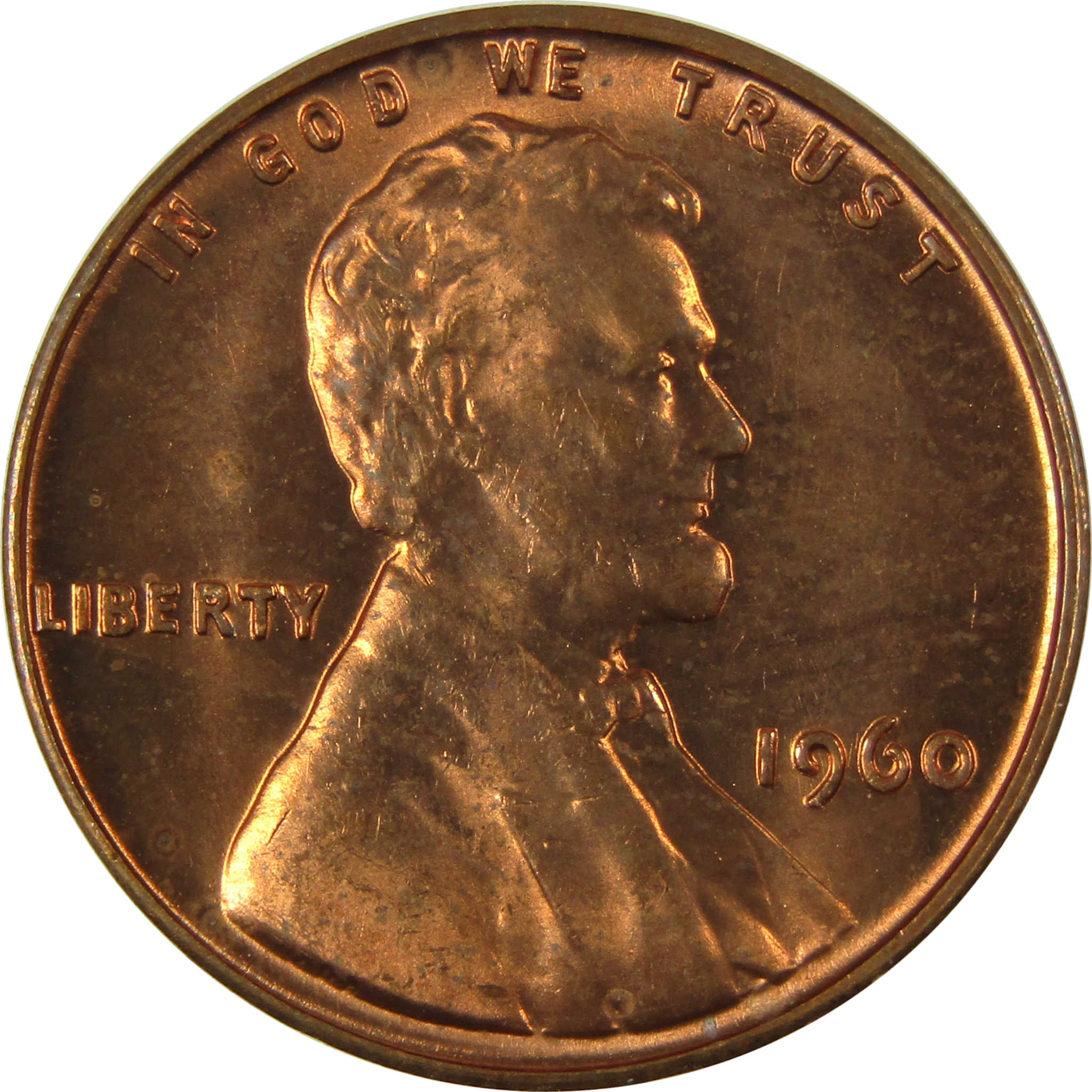 1960 Small Date Lincoln Memorial 1c Uncirculated Mint State SKU:I26582