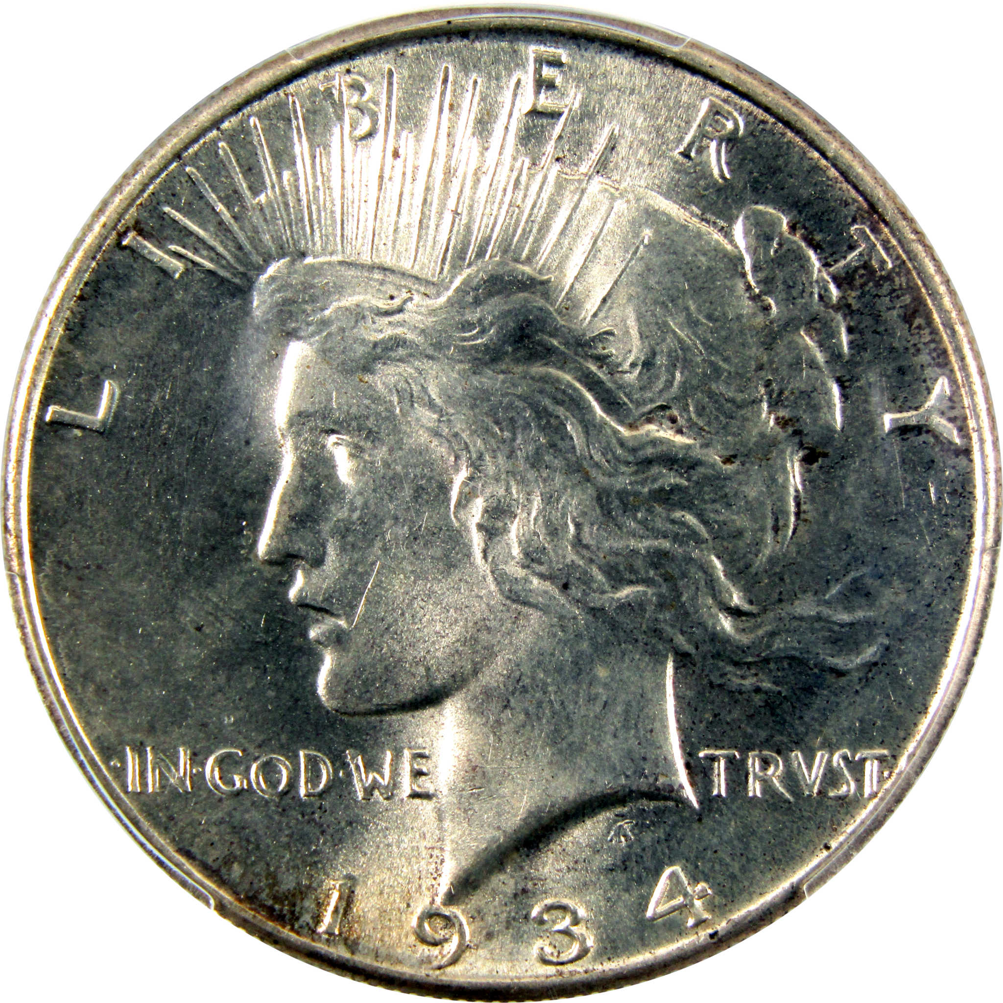 1934 Peace Dollar MS 64 PCGS 90% Silver $1 Uncirculated SKU:I10486