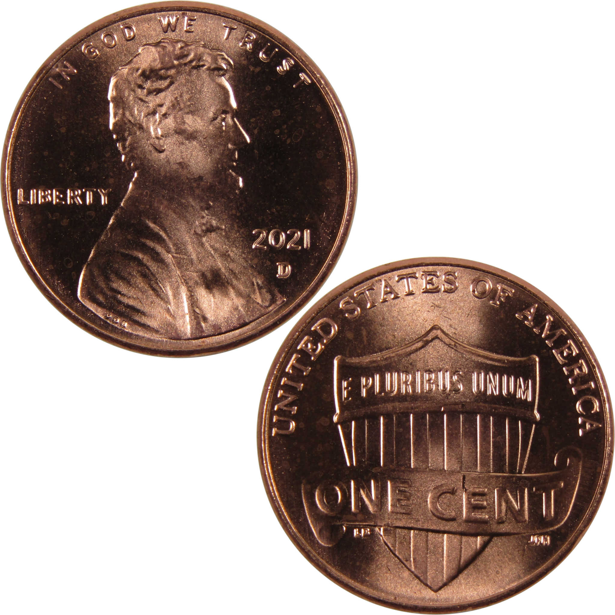2021 D Lincoln Shield Cent BU Uncirculated Penny 1c Coin