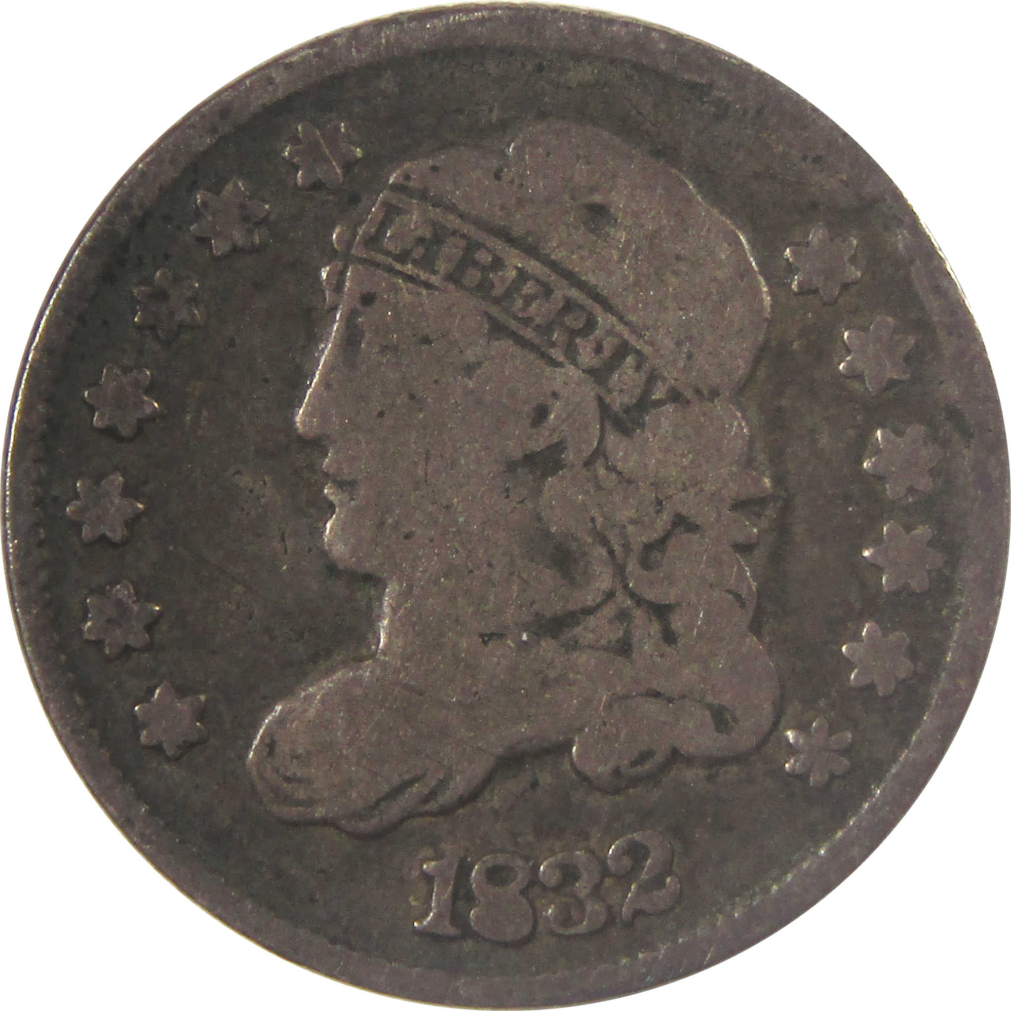 1832 Capped Bust Silver Half Dime VG Very Good 5c Coin SKU:I23937