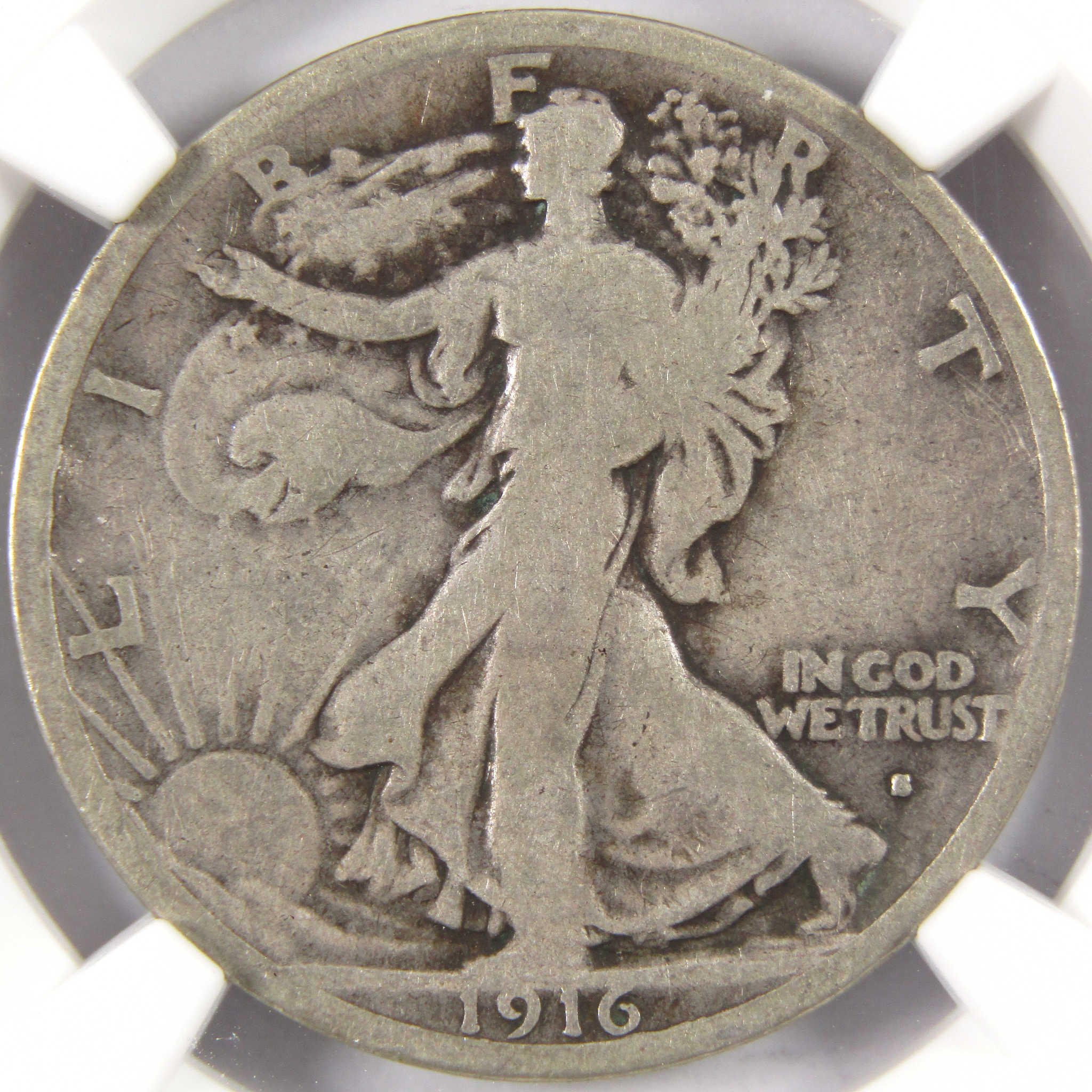 1916 S Liberty Walking Half Dollar VG 8 NGC Silver 50c Coin SKU:I9474